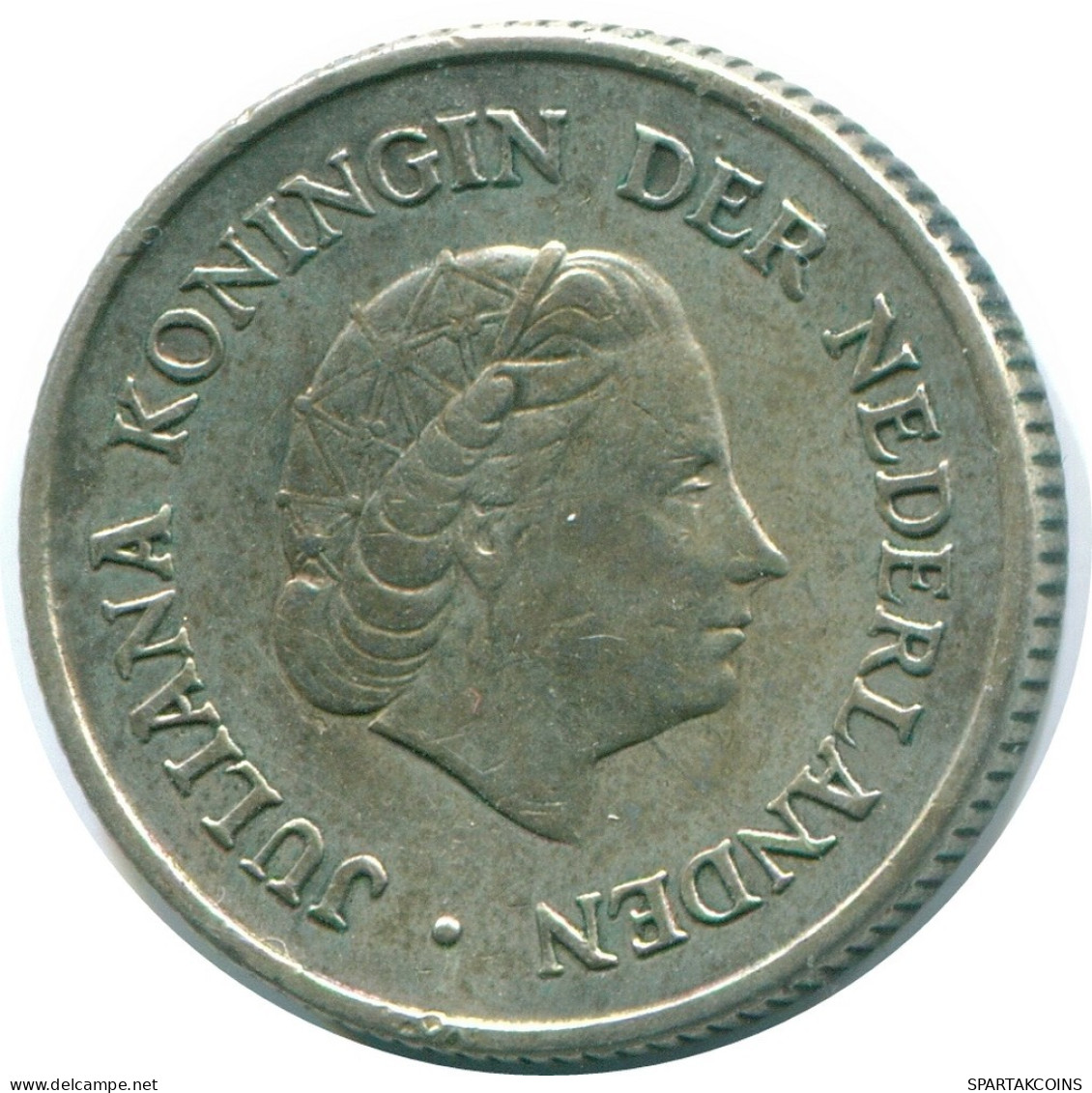 1/4 GULDEN 1960 NETHERLANDS ANTILLES SILVER Colonial Coin #NL11032.4.U.A - Netherlands Antilles