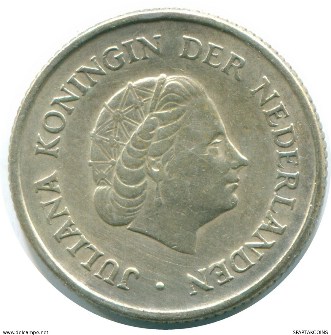 1/4 GULDEN 1965 NETHERLANDS ANTILLES SILVER Colonial Coin #NL11304.4.U.A - Antilles Néerlandaises