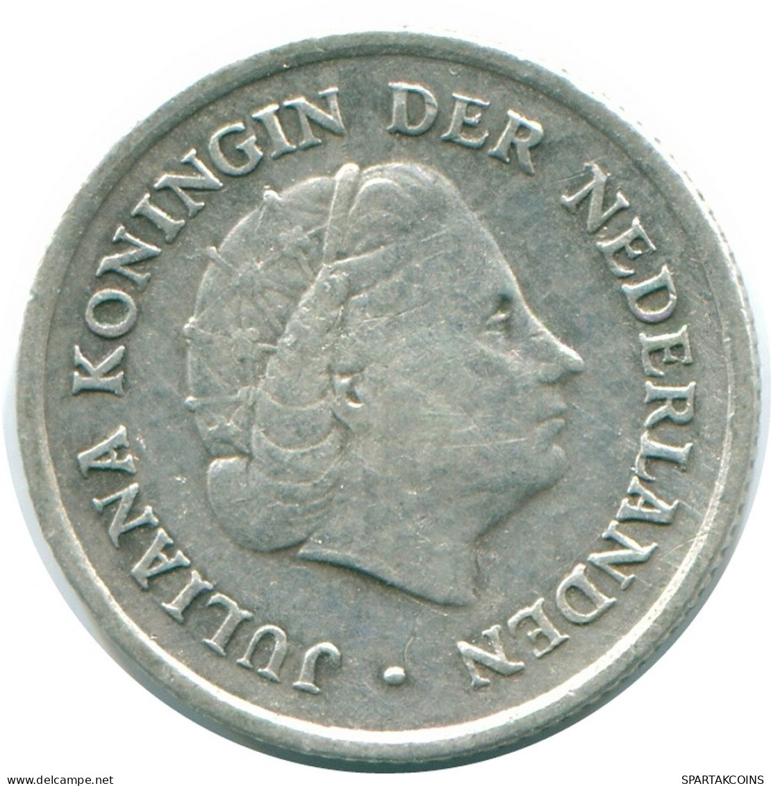 1/10 GULDEN 1960 NETHERLANDS ANTILLES SILVER Colonial Coin #NL12275.3.U.A - Antilles Néerlandaises