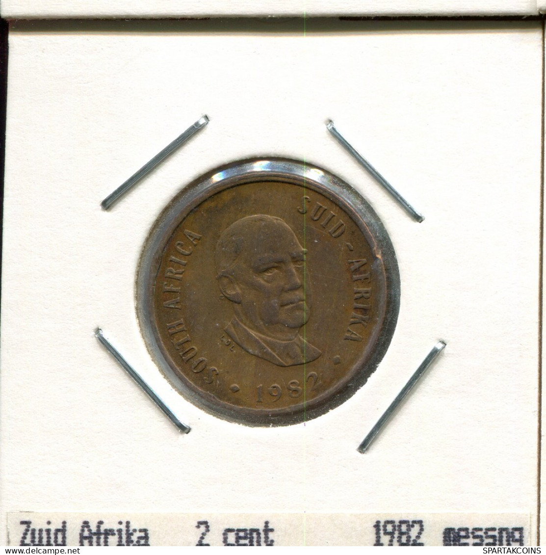 2 CENTS 1982 AFRIQUE DU SUD SOUTH AFRICA Pièce #AS271.F.A - Südafrika