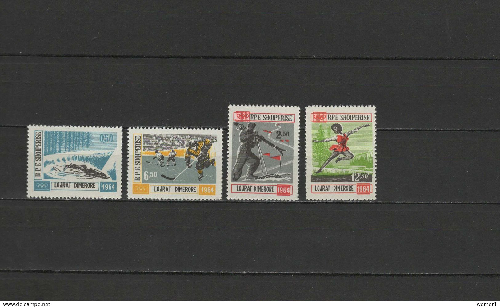 Albania 1963 Olympic Games Innsbruck Set Of 4 MNH - Hiver 1964: Innsbruck