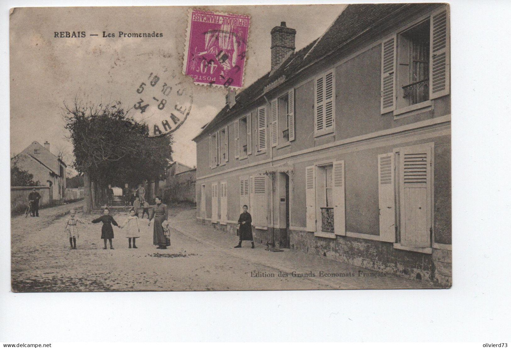 Cpa - 77 - Rebais - Les Promenades -  A VOIR - Rebais