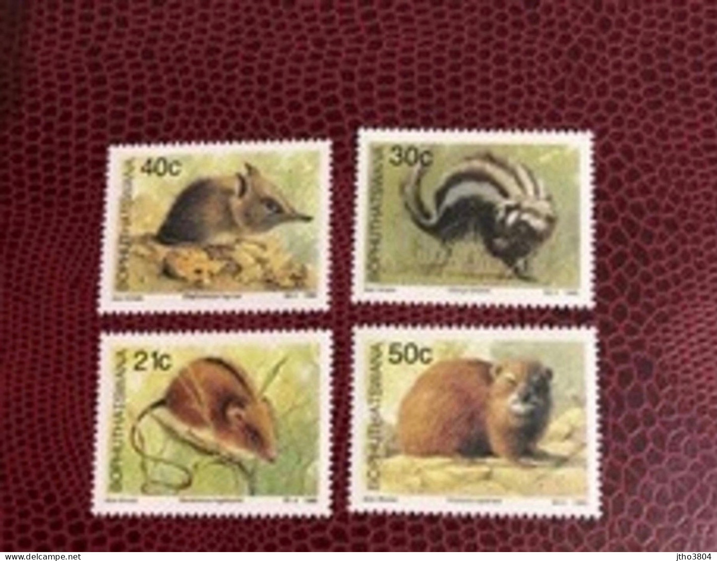 BOPHUTHTSWANA Afrique Du Sud 1993 4v Neuf MNH ** Mi 235 / 238 Mamíferos Mammals Säugetiere Mammiferi SOUTH AFRICA - Other & Unclassified