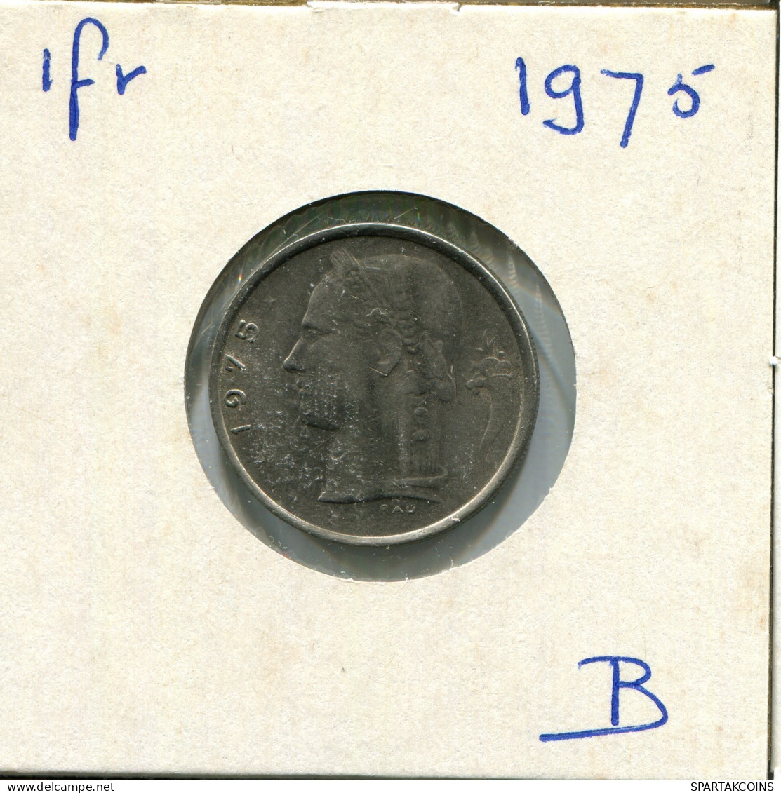 1 FRANC 1975 DUTCH Text BELGIEN BELGIUM Münze #AW899.D.A - 1 Franc