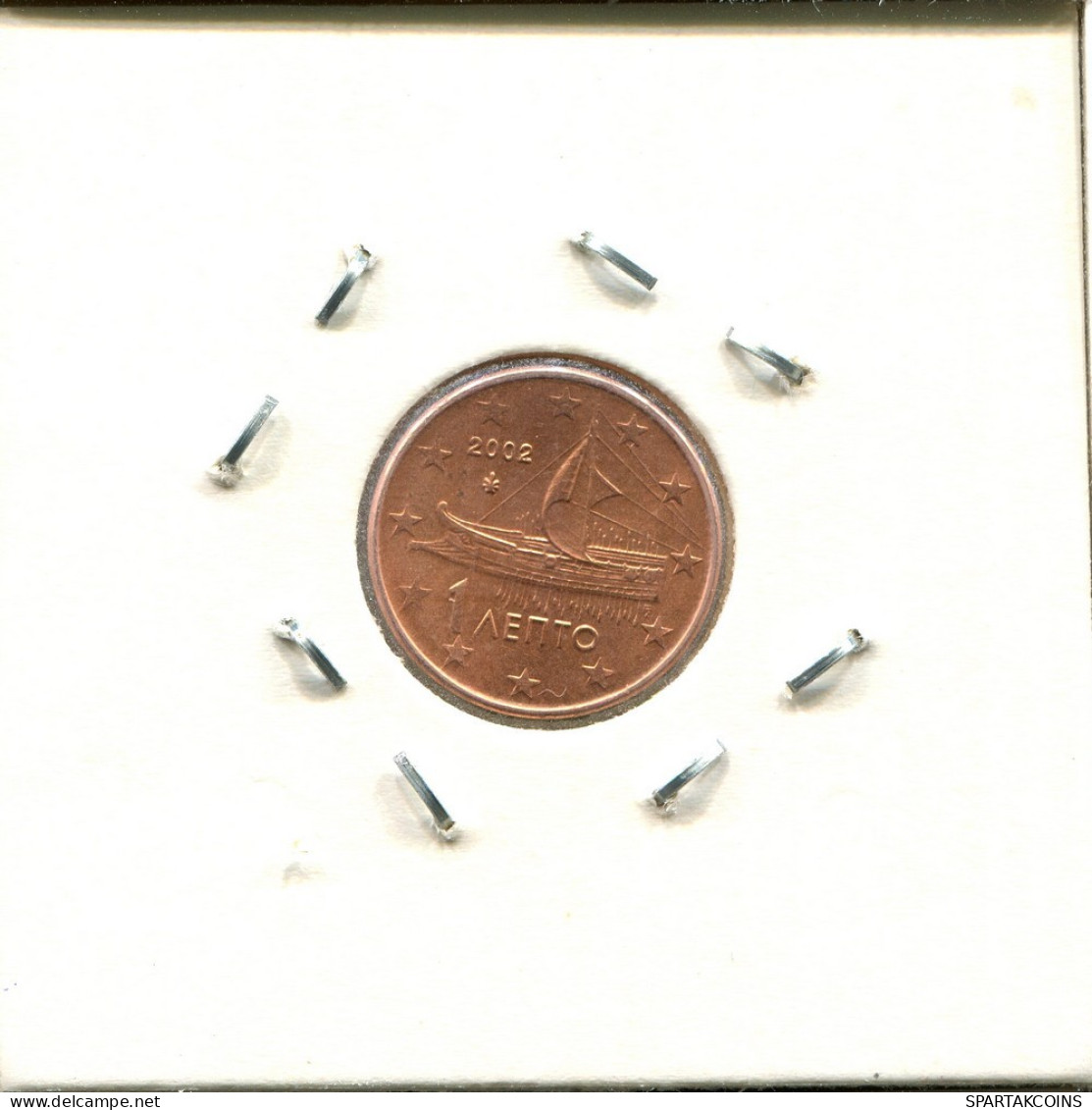 1 EURO CENT 2002 GRECIA GREECE Moneda #AS454.E.A - Griechenland