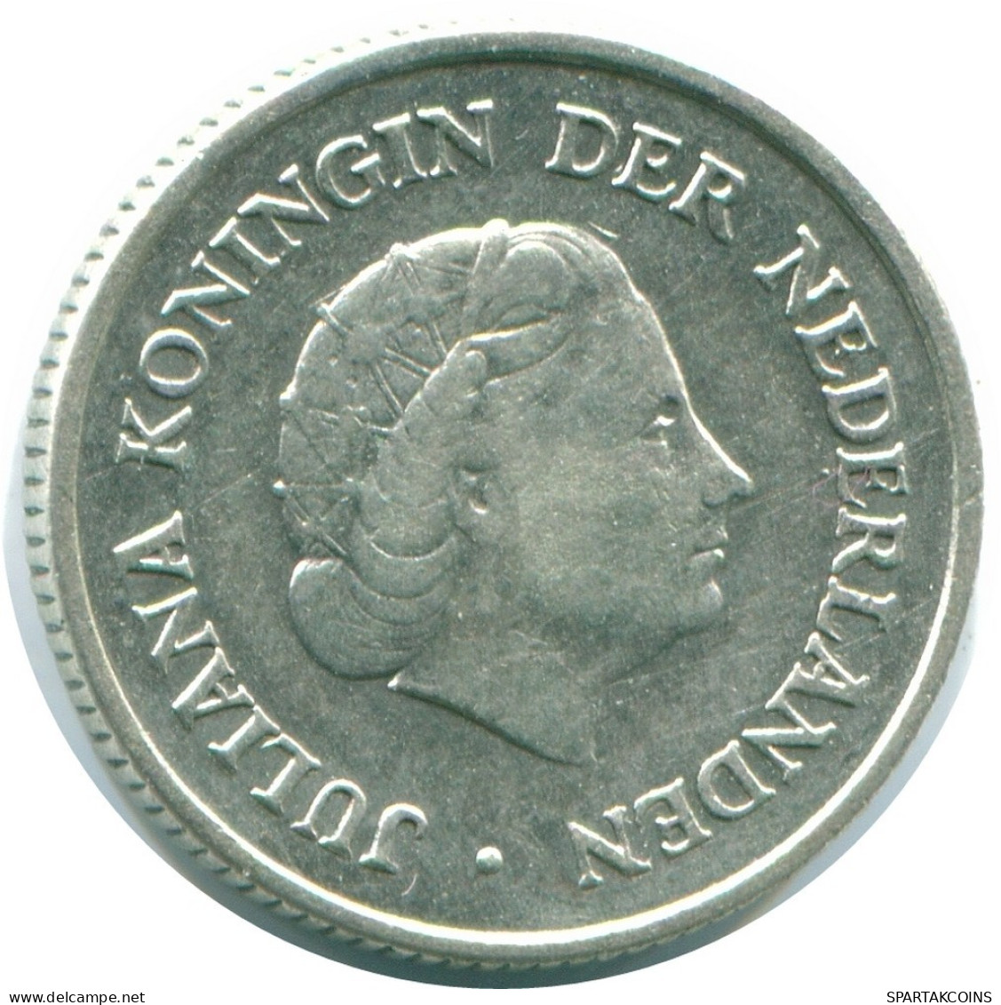 1/4 GULDEN 1962 ANTILLAS NEERLANDESAS PLATA Colonial Moneda #NL11123.4.E.A - Niederländische Antillen