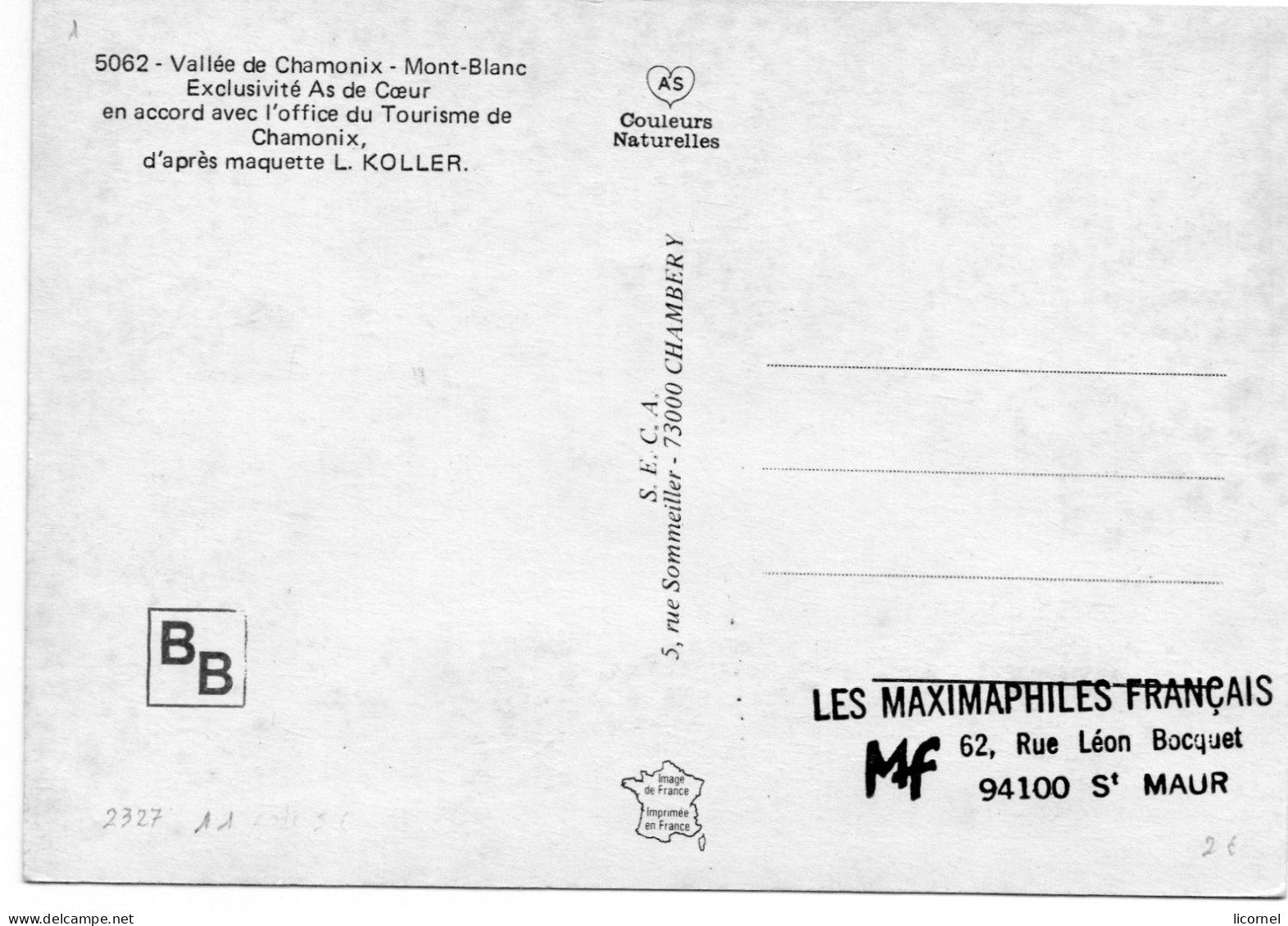 Carte  Maxi  1984 Premier Jour : CHAMONIX - 1980-1989