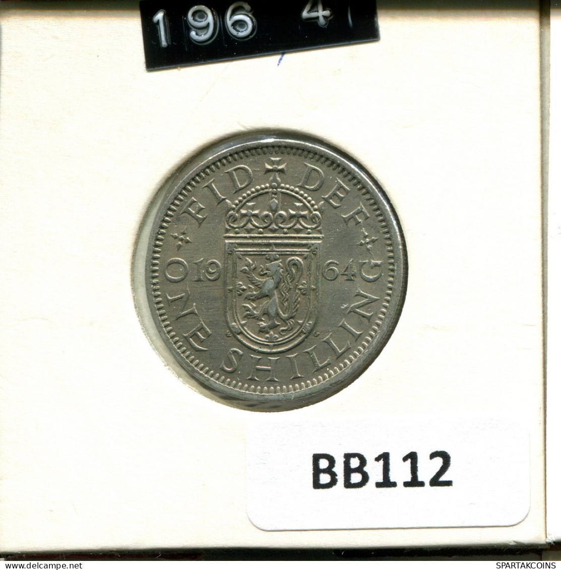 SHILLING 1964 UK GRANDE-BRETAGNE GREAT BRITAIN Pièce #BB112.F.A - I. 1 Shilling