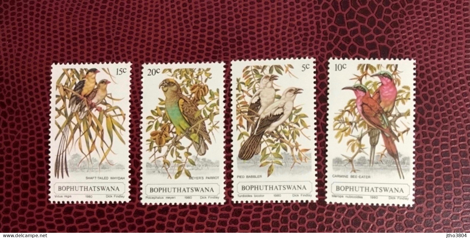 BOPHUTHTSWANA Afrique Du Sud 1980 4v Neuf MNH ** Mi 60 / 63 Pájaro Bird Pássaro Vogel Ucello Oiseau SOUTH AFRICA - Papageien