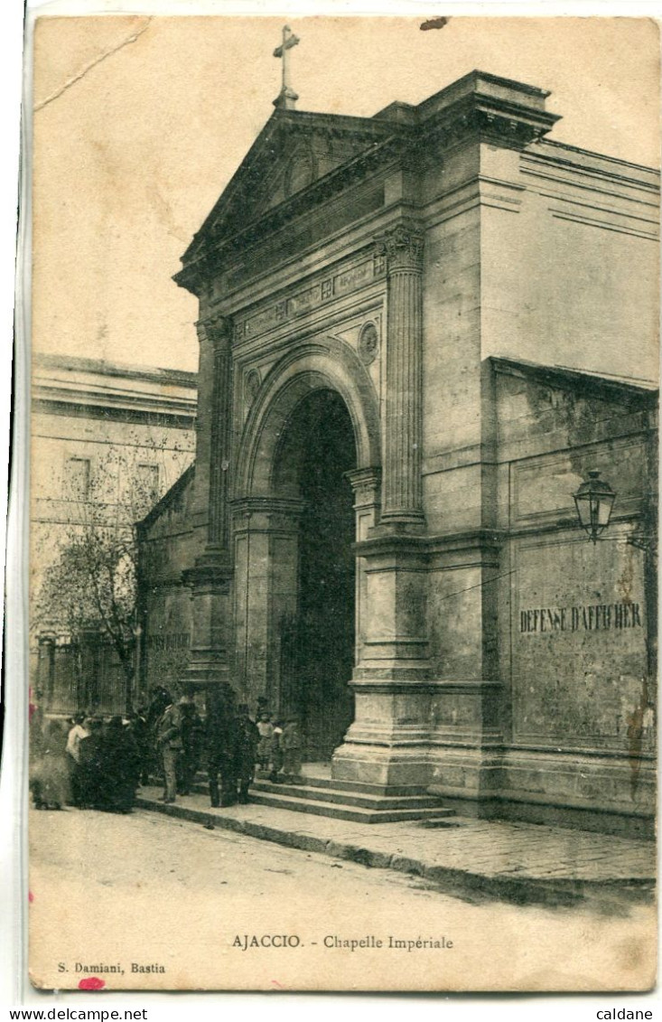 -2A-CORSE-    AJACCIO -   Chapelle  Imperiale.         Colllection.  J.Moretti ,Corté.   N°  462 - Ajaccio