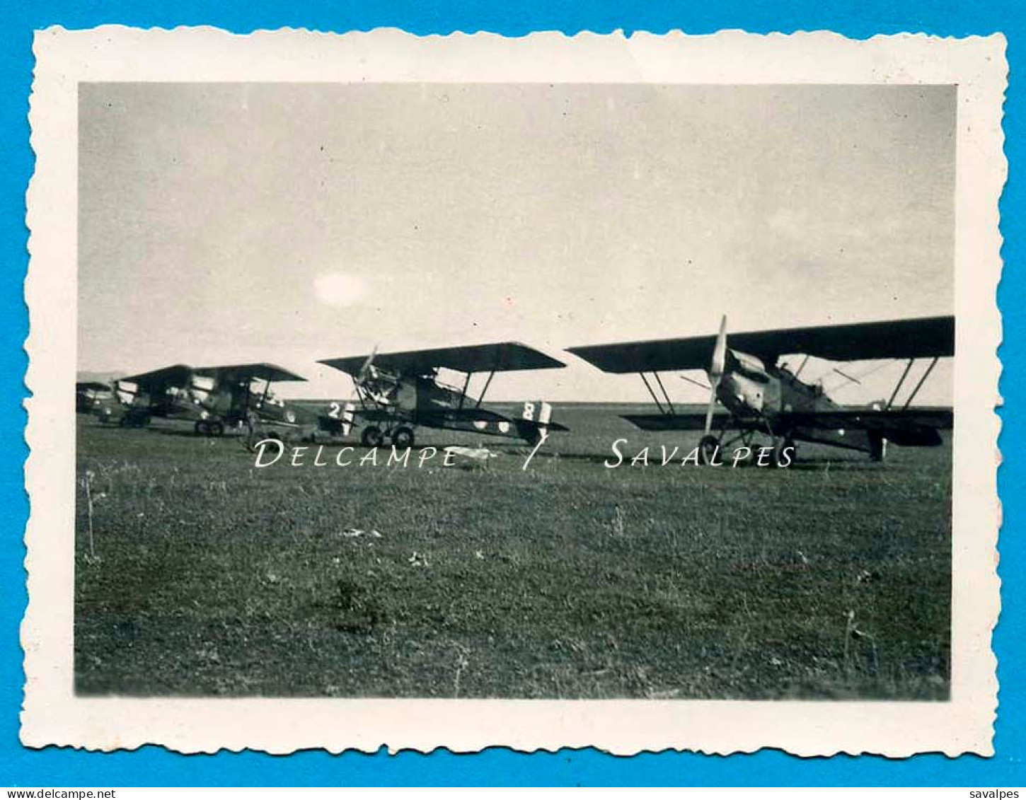 Aviation * Avion Potez 25 à Meknès (porte-avions Béarn) * Photo Originale 1938 - Aviation