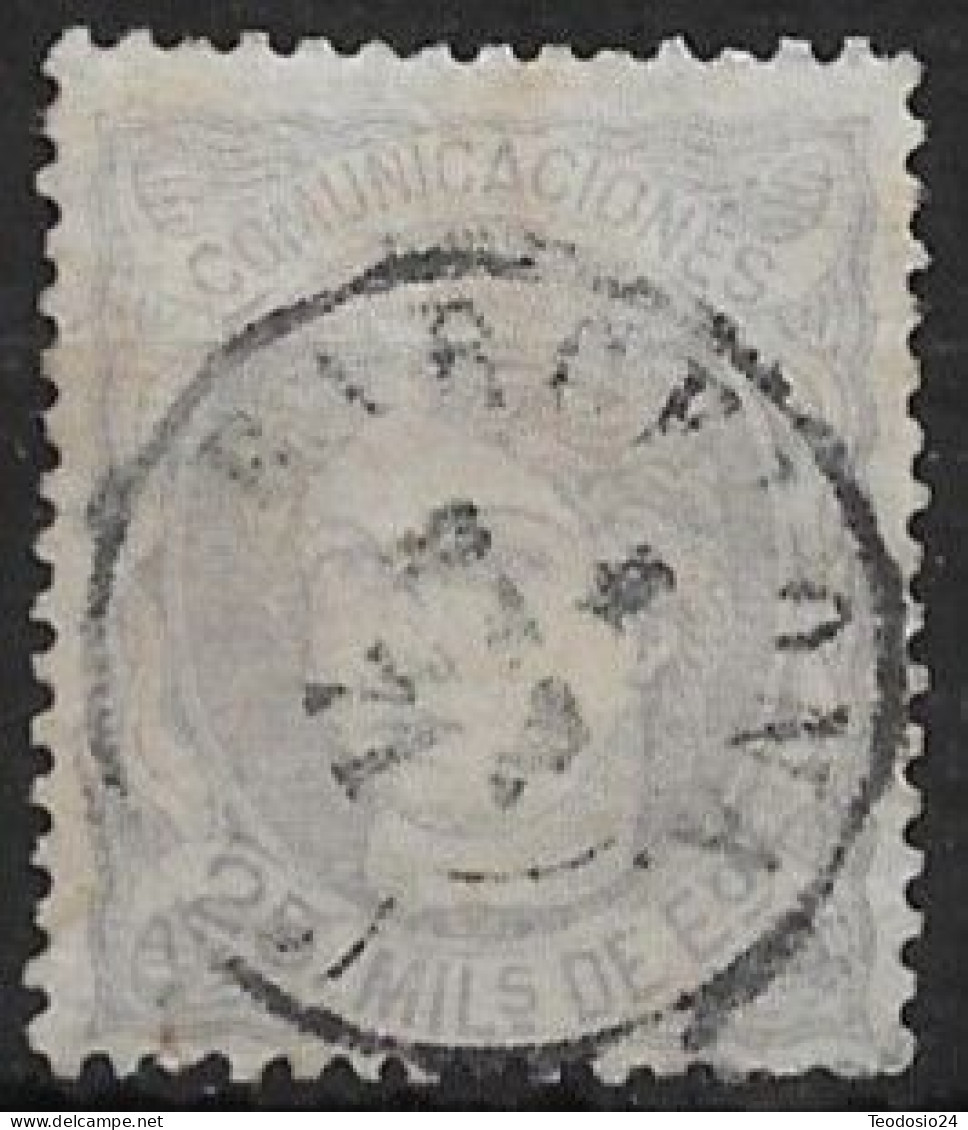 ESPAÑA 1870.-EDIFIL 106 - Oblitérés