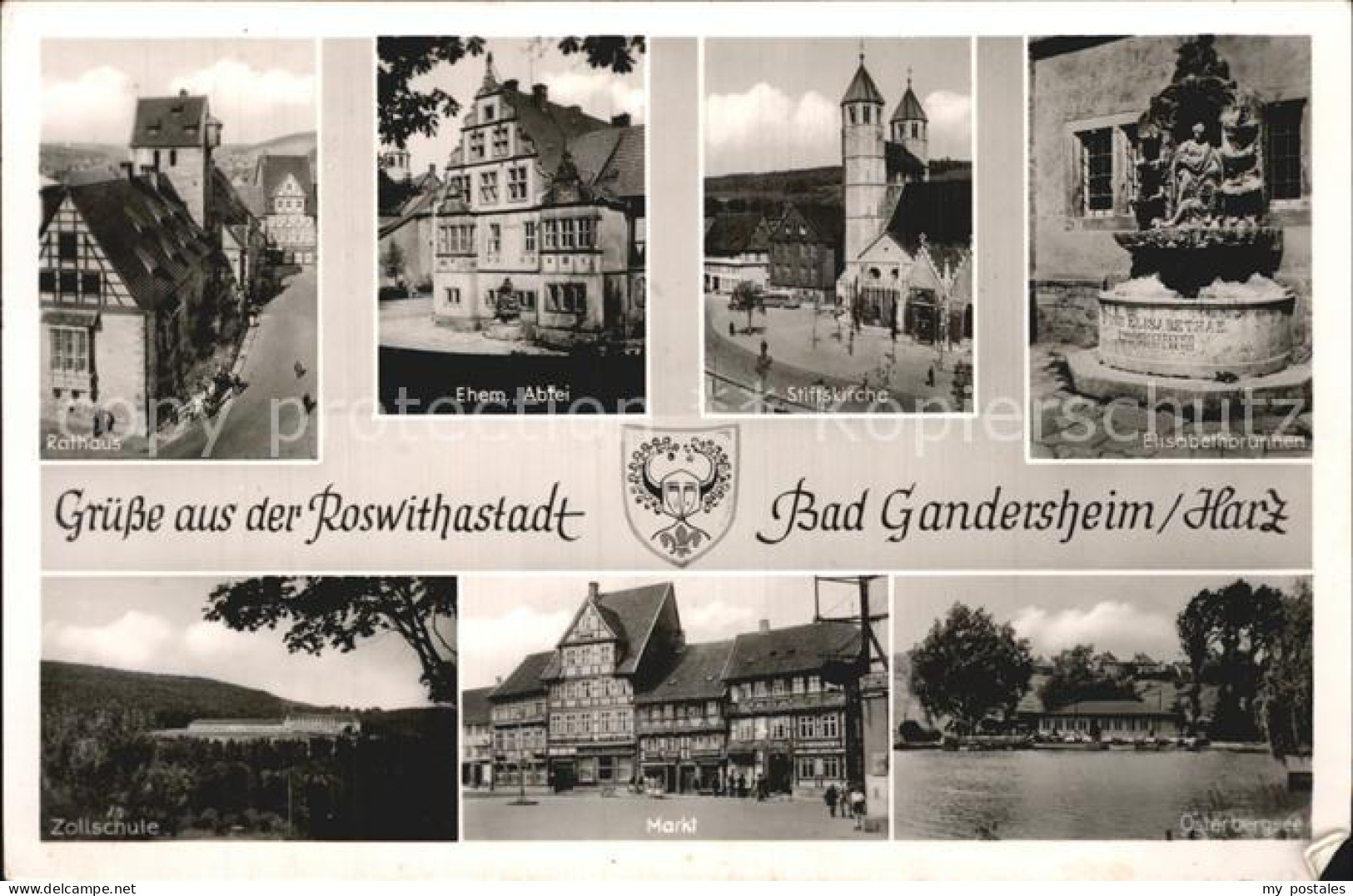 72506518 Bad Gandersheim Roswithastadt Rathaus Stiftskirche Zollschule Markt Bad - Bad Gandersheim