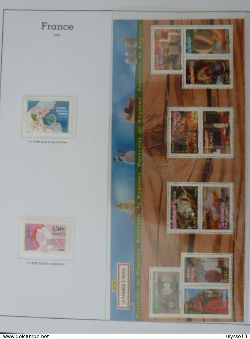 Année 2007 complète - Tous les timbres, les blocs, les carnets - 20% de la cote