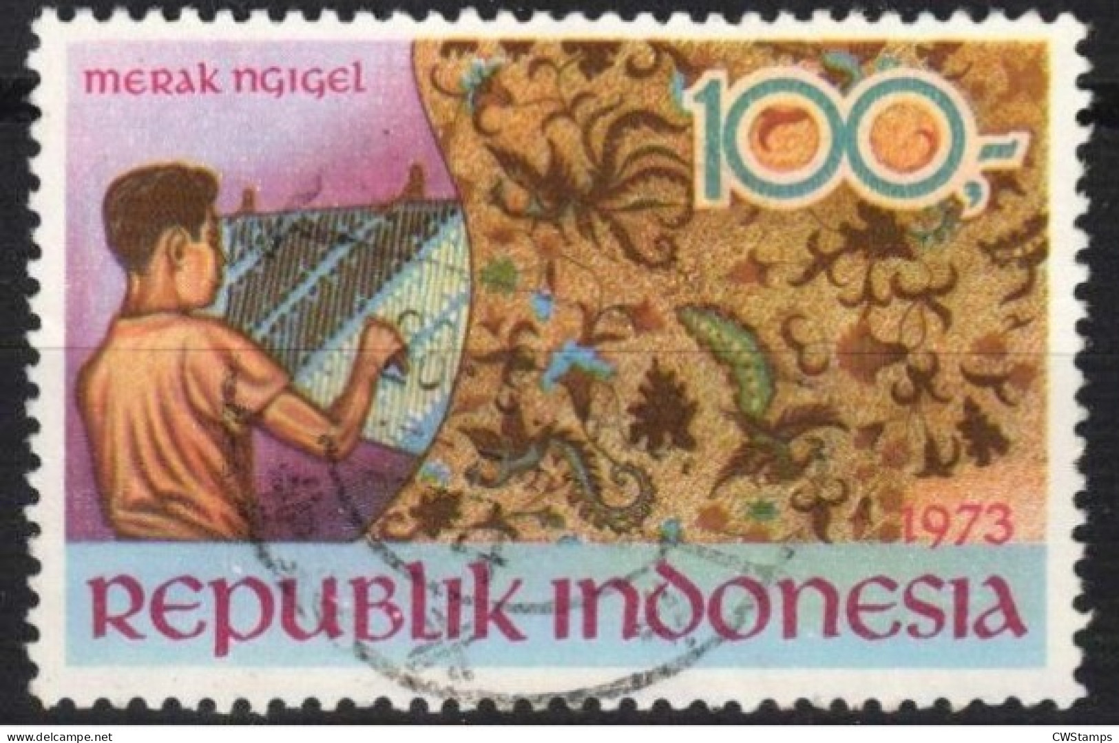 .. Indonesie 1973  Zonnebloem 751 Used - Indonésie