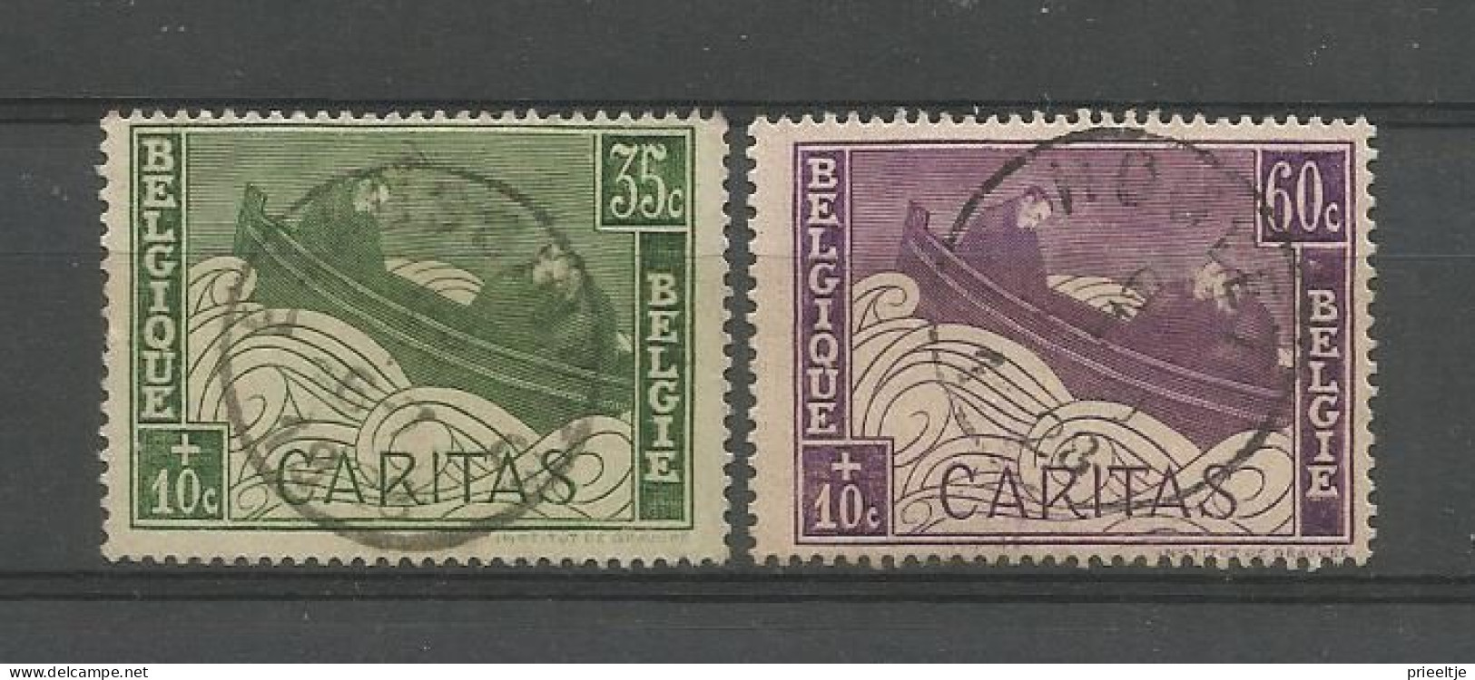 Belgie  1927 Caritas OCB 250+251 (0) - Oblitérés