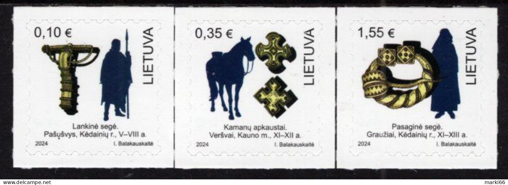 Lithuania - 2024 - Baltic Tribes - Highlanders - Mint Self-adhesive Stamp Set - Lituanie