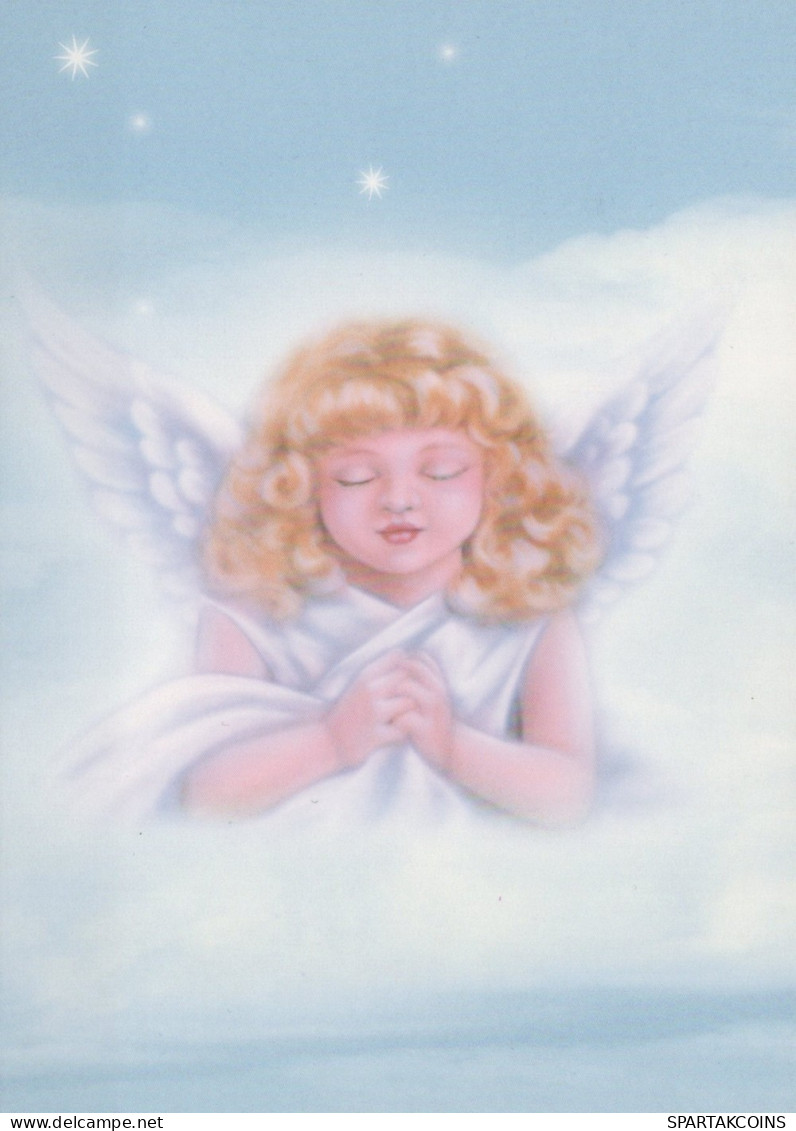 ENGEL WEIHNACHTSFERIEN Feiern & Feste Vintage Ansichtskarte Postkarte CPSM #PAH003.A - Angels