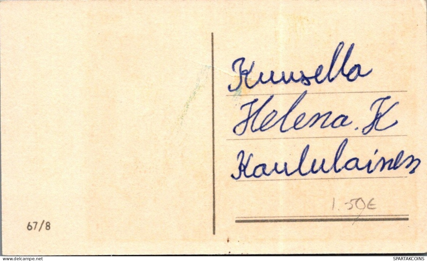 ÁNGEL NAVIDAD Vintage Tarjeta Postal CPSMPF #PAG704.A - Angels