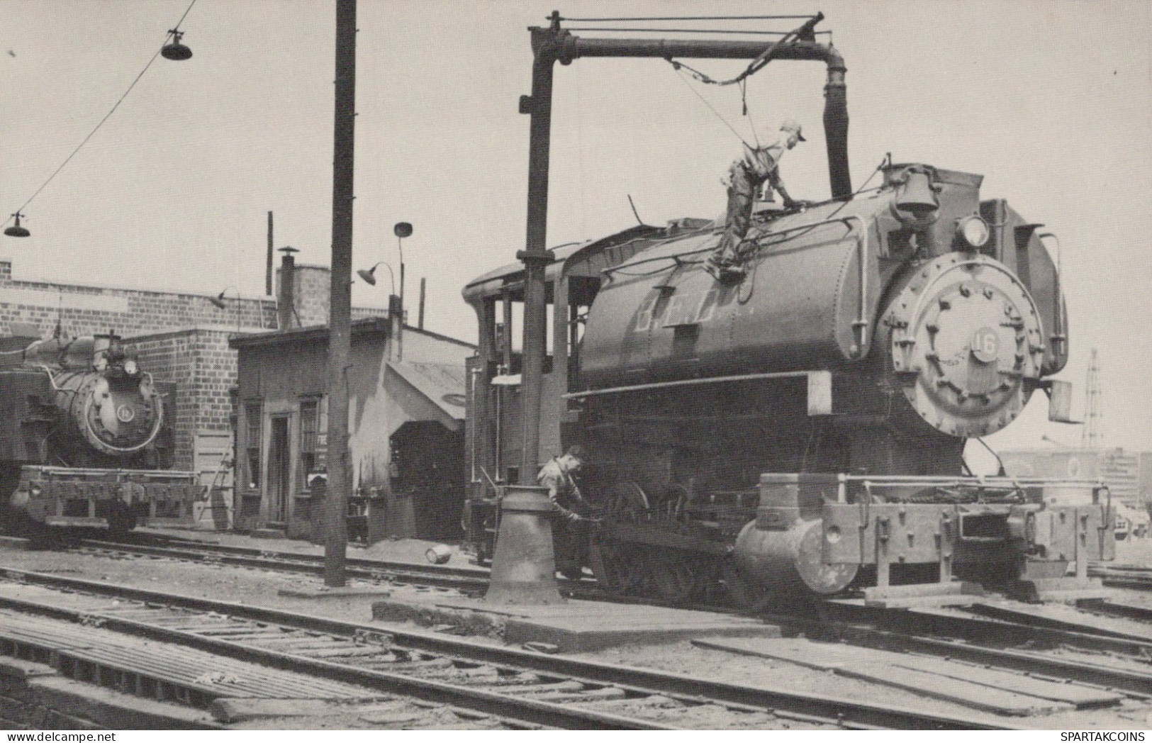 Transport FERROVIAIRE Vintage Carte Postale CPSMF #PAA464.A - Trains