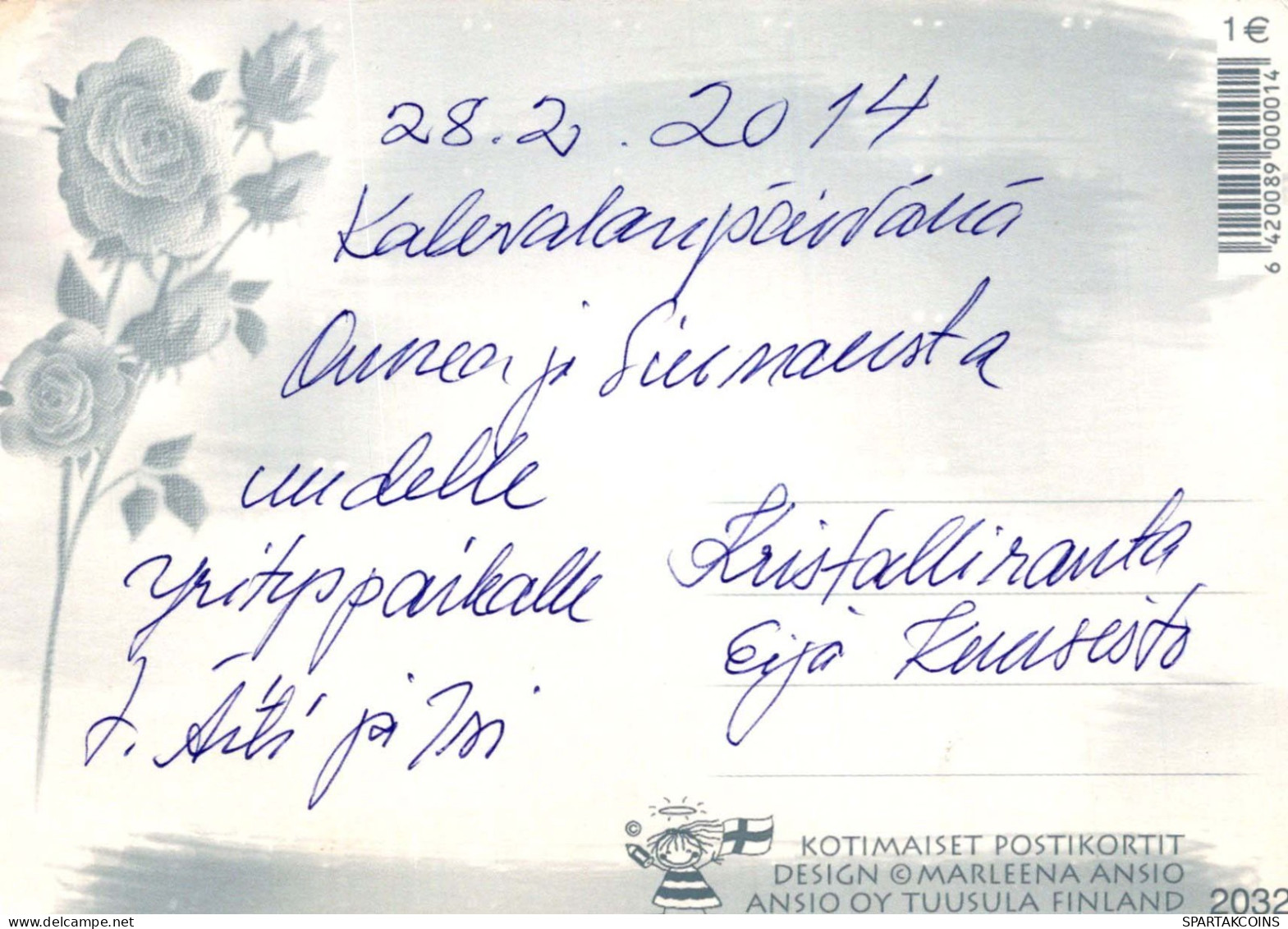 FLOWERS Vintage Postcard CPSM #PBZ364.A - Blumen
