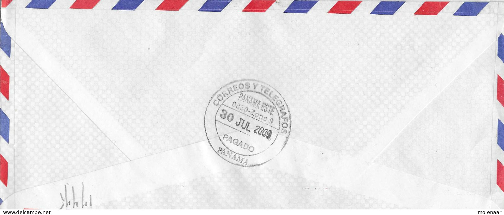Postzegels > Amerika > Panama Aangetekende Luchtpstbrief Met 2 Postzegels (17775) - Panama