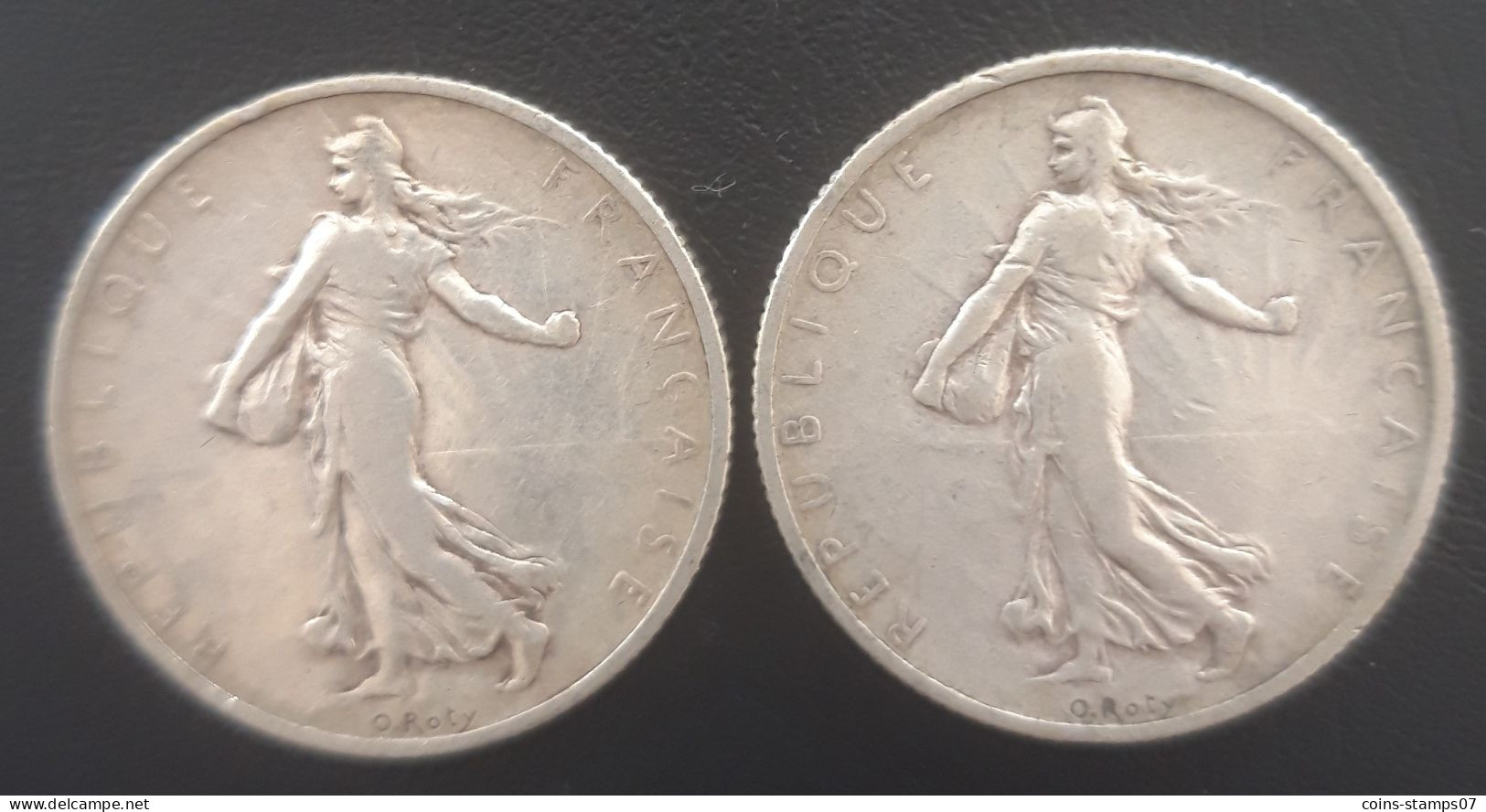 France - Lot 2 Francs Semeuse 1904 - 1905 - 2 Francs