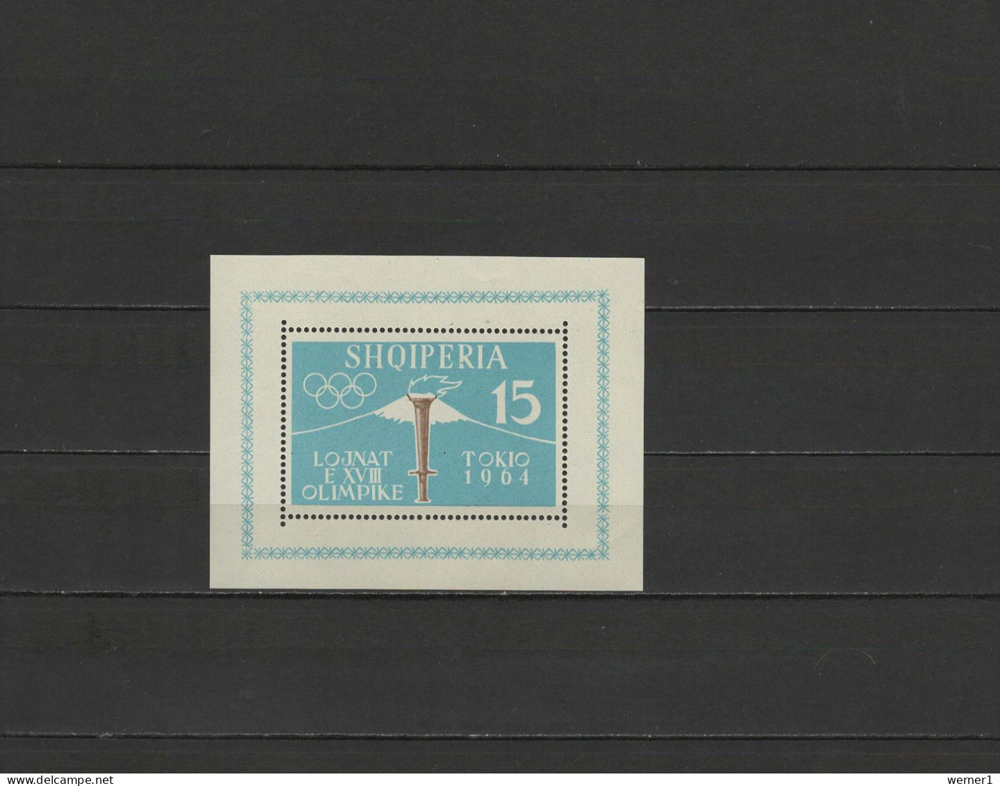 Albania 1962 Olympic Games Tokyo, S/s MNH -scarce- - Ete 1964: Tokyo