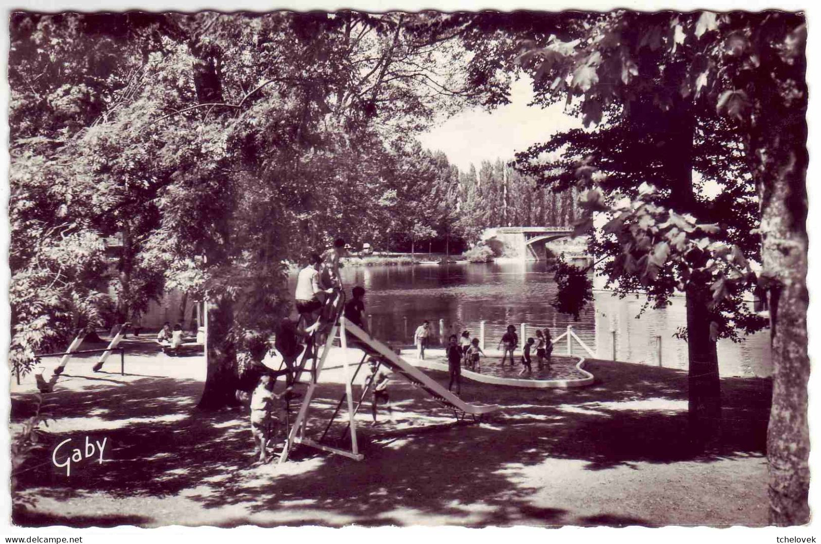 (72). Malicorne. Ed Gaby N° 9 Bis. La Plage Et Les Jeux Oblit Malicorne 1965? - Malicorne Sur Sarthe