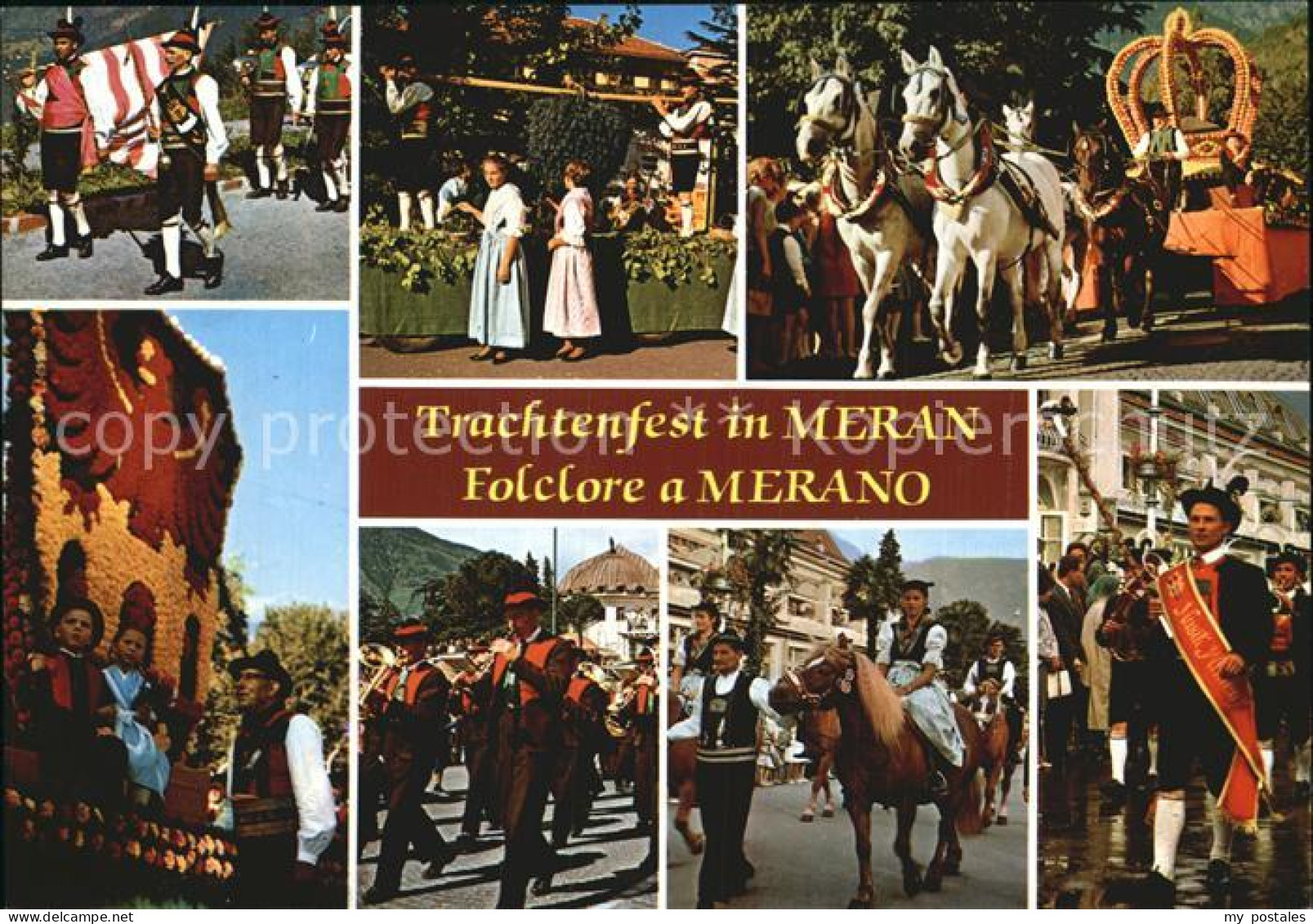 72506198 Meran Merano Trachtenfest Pferd Pony  Firenze - Other & Unclassified