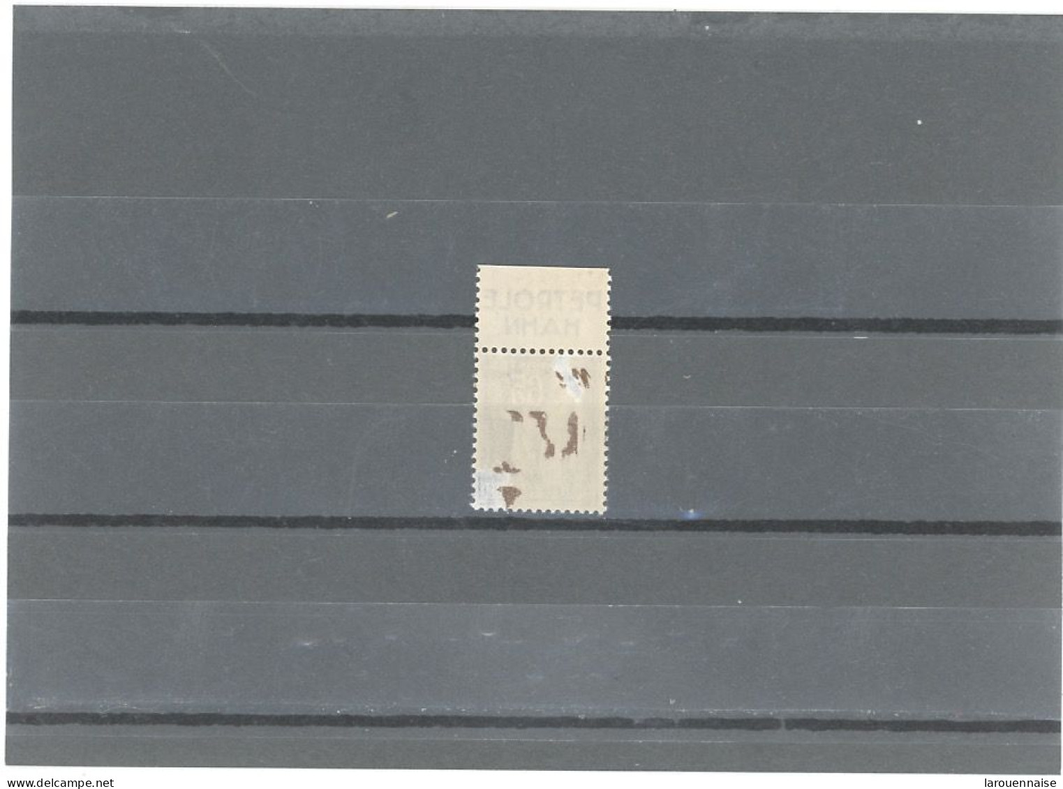 BANDE PUB- N°365 TYPE II -PAIX 65c BLEU - N*- PUB -PETROLE HAHN  -MAURY 246 - Unused Stamps