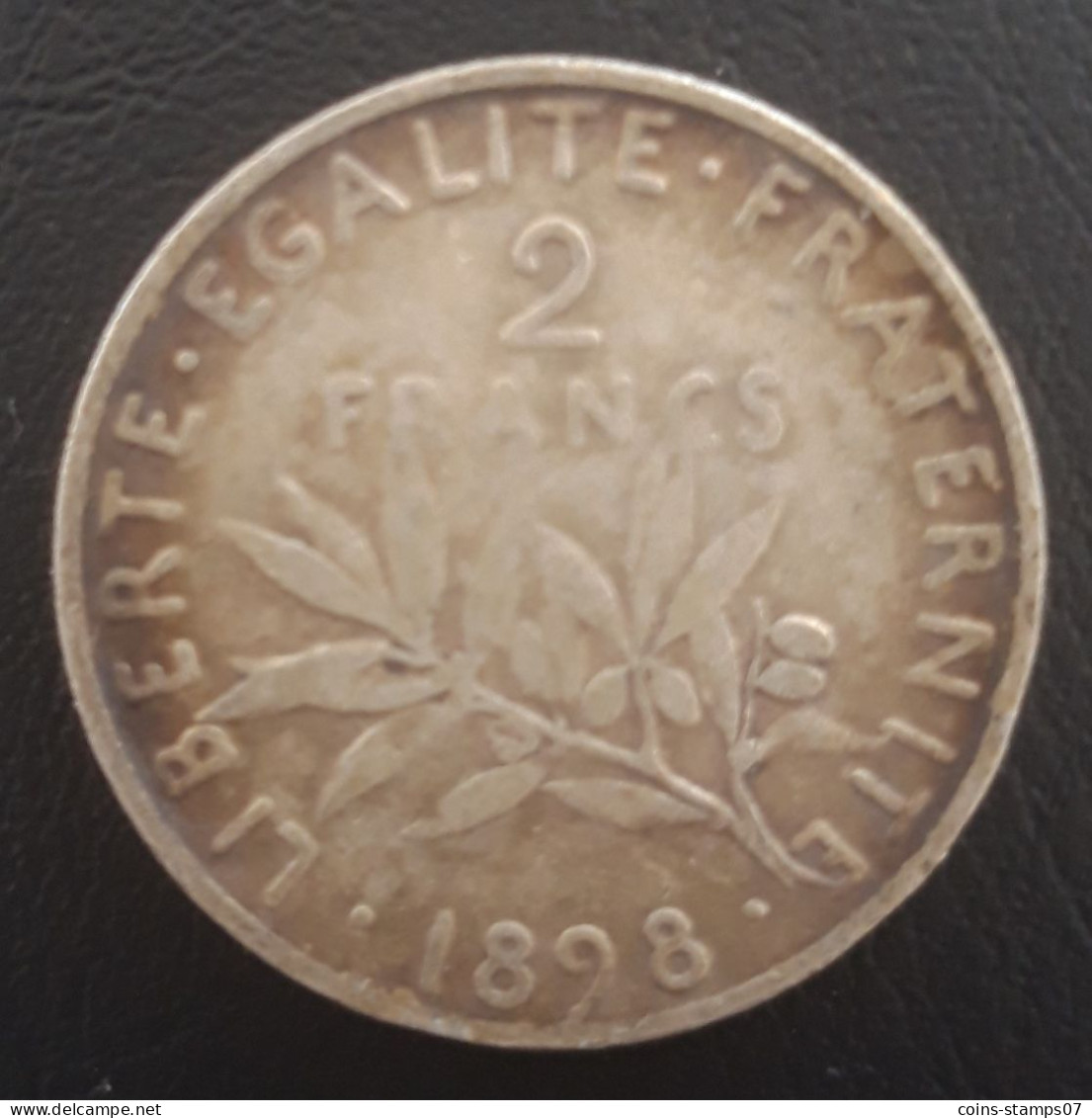 France - 2 Francs Semeuse 1898 - 2 Francs