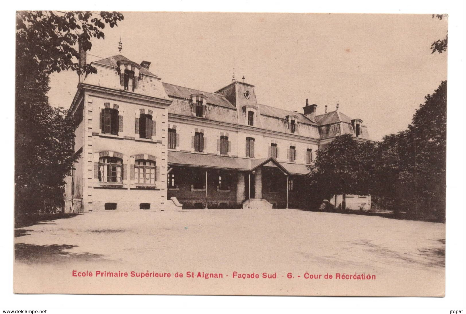 41 LOIR ET CHER - SAINT-AIGNAN Ecole Primaire Supérieure, Cour De Récréation - Saint Aignan