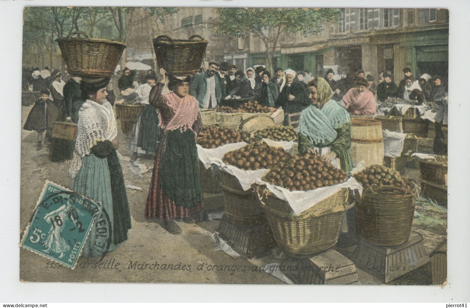 MARSEILLE - METIERS - Marchandes D'Oranges Au Grand Marché - Ohne Zuordnung