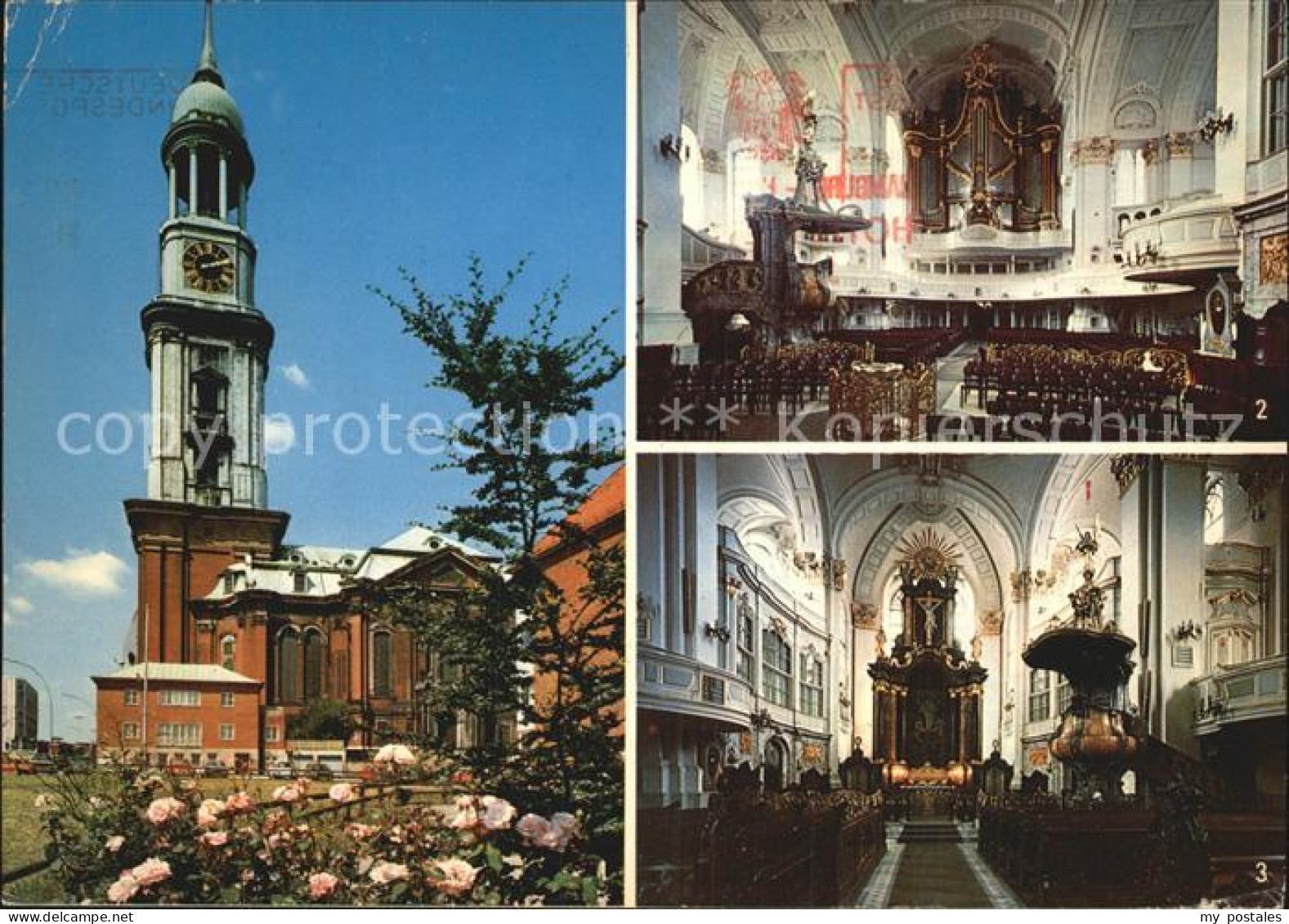 72506103 Hamburg Sankt Michaeliskirche Orgel Altar Hamburg - Andere & Zonder Classificatie