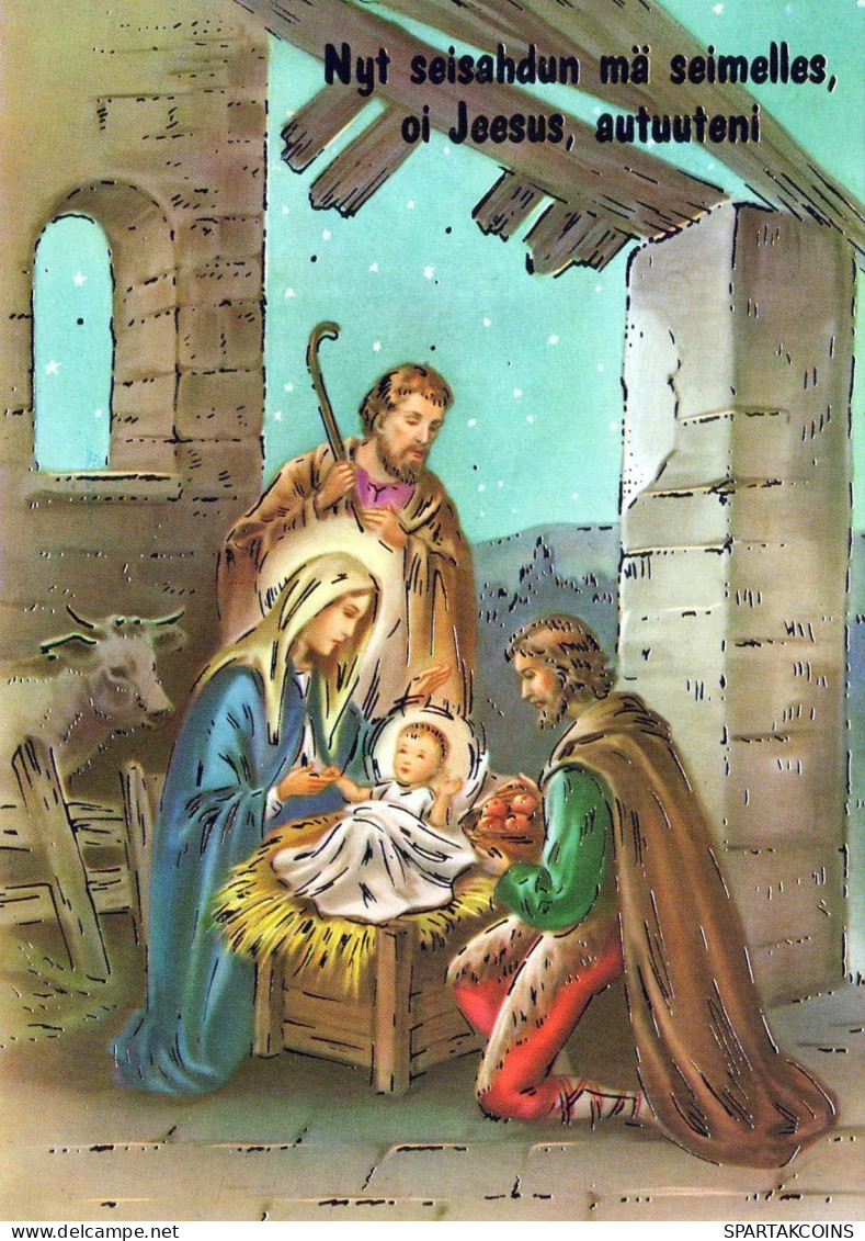 Virgen Mary Madonna Baby JESUS Christmas Religion #PBB687.A - Jungfräuliche Marie Und Madona