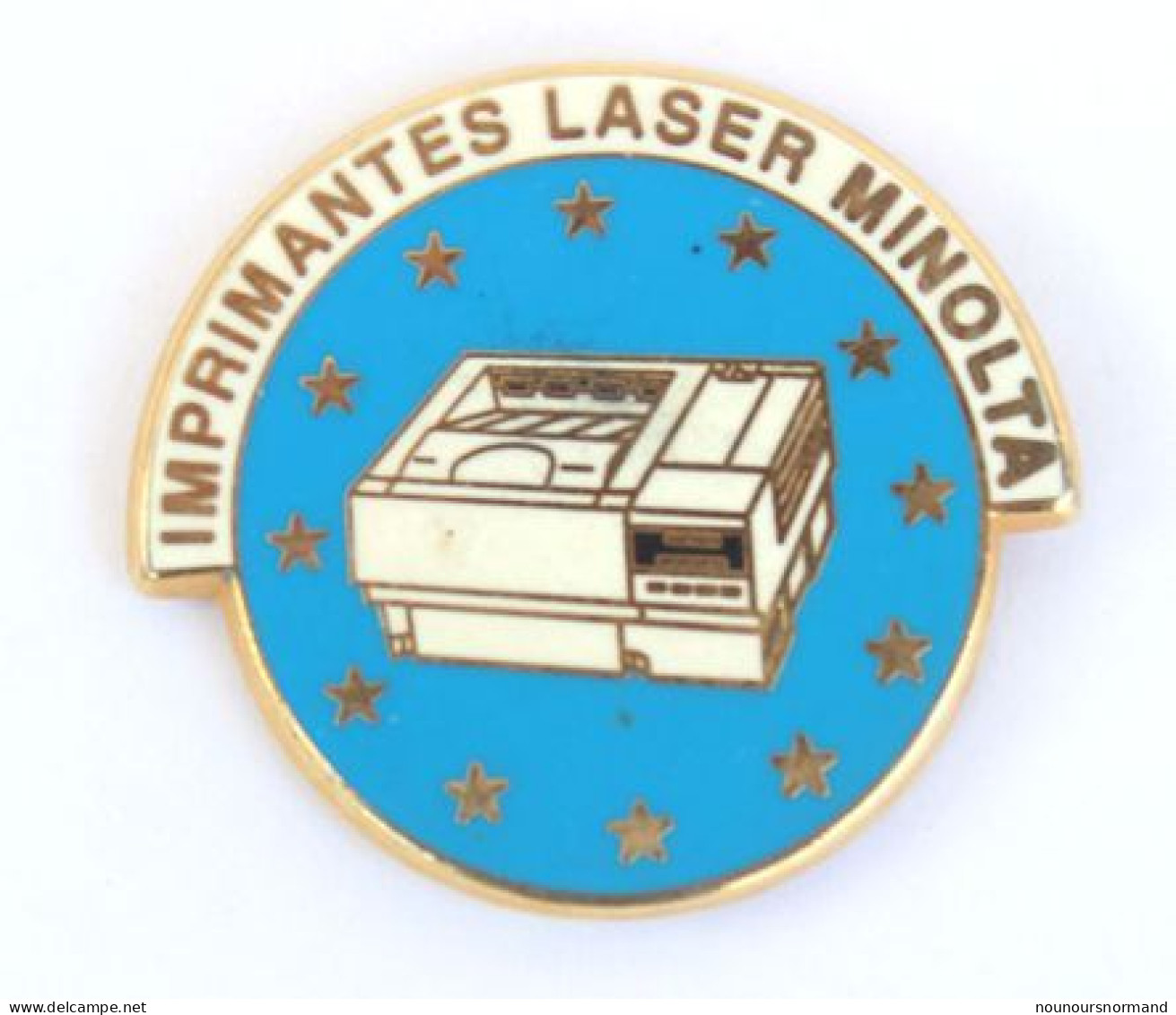 Pin's IMPRIMANTE LASER MINOLTA - Imprimante Et étoiles - Zamac - Arthus Bertrand - N236 - Arthus Bertrand