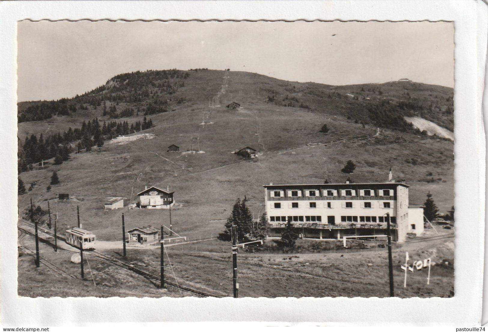 CPSM:  14 X 9  -  HOTEL  DU  COL  DE  VOZA   Et Le Télésiège De Voza - Saint-Gervais-les-Bains