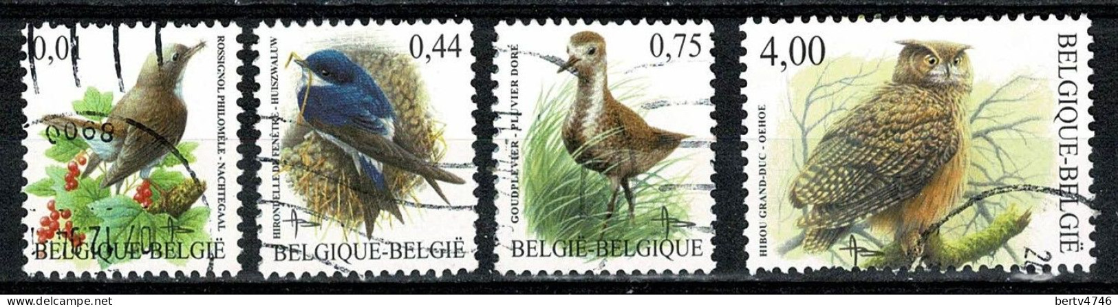 Belg. 2004 - 3264, 3266, 3269, 3270 Vogels / Oiseaux Buzin - Used Stamps