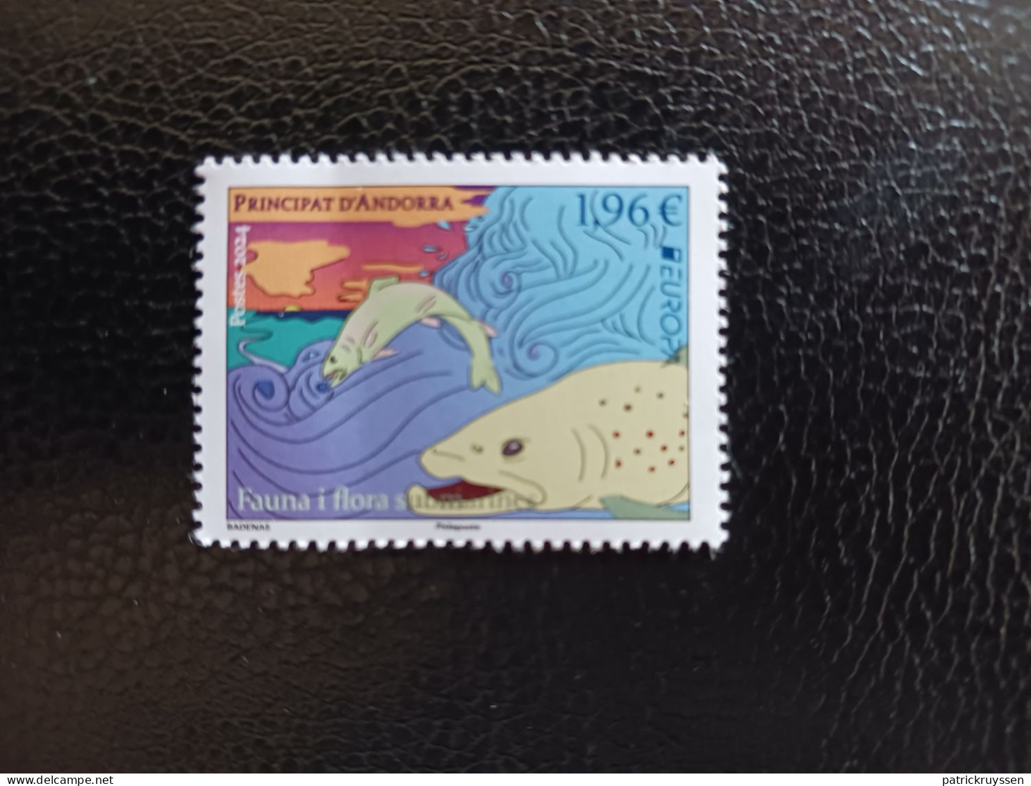 Andorra 2024 Andorre French EUROPA Cept Underwater Fauna Flora Fish 1v Mnh - Unused Stamps