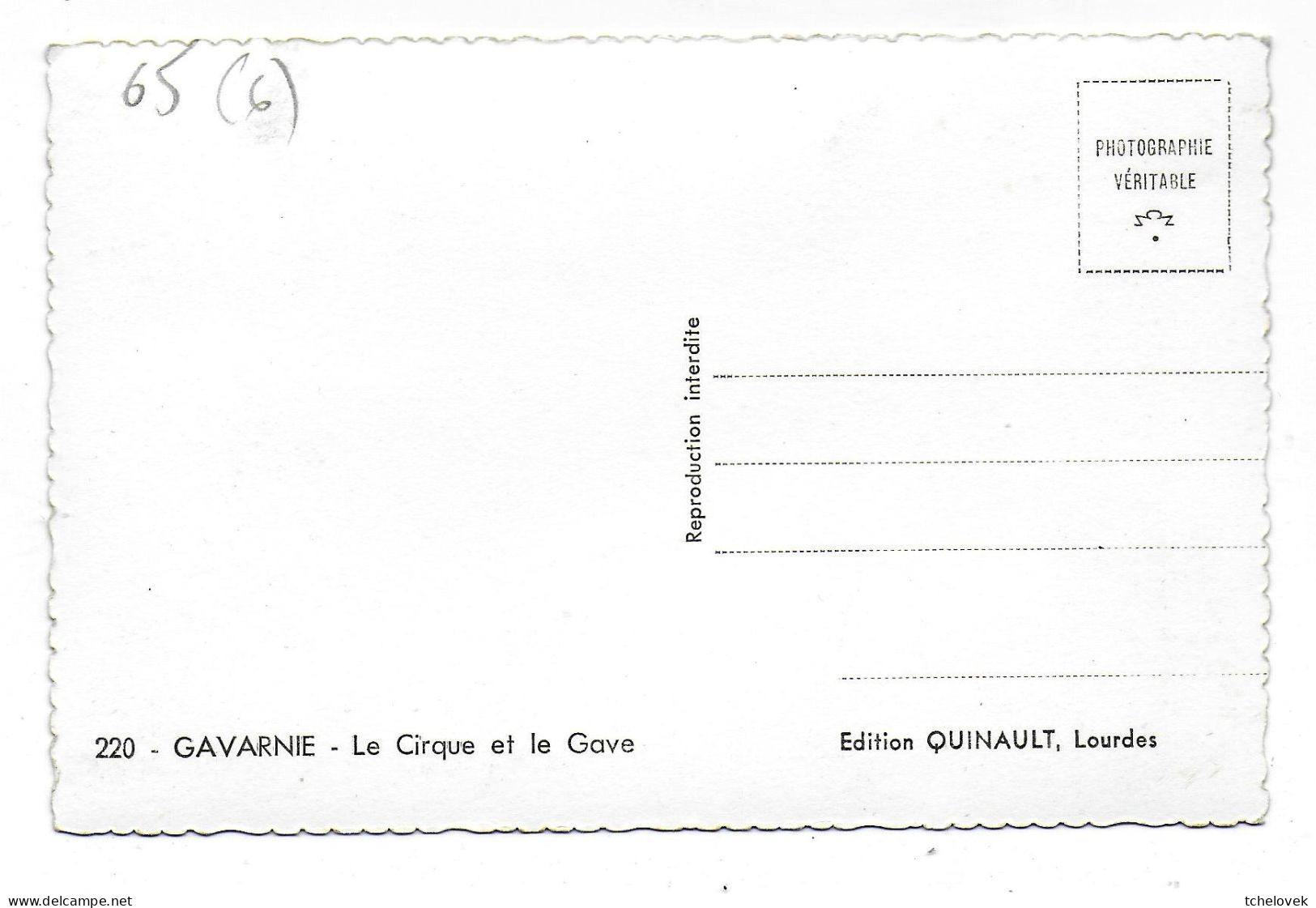 (65). Gavarnie. (5) La Grande Cascade & (6) Le Gave - Gavarnie