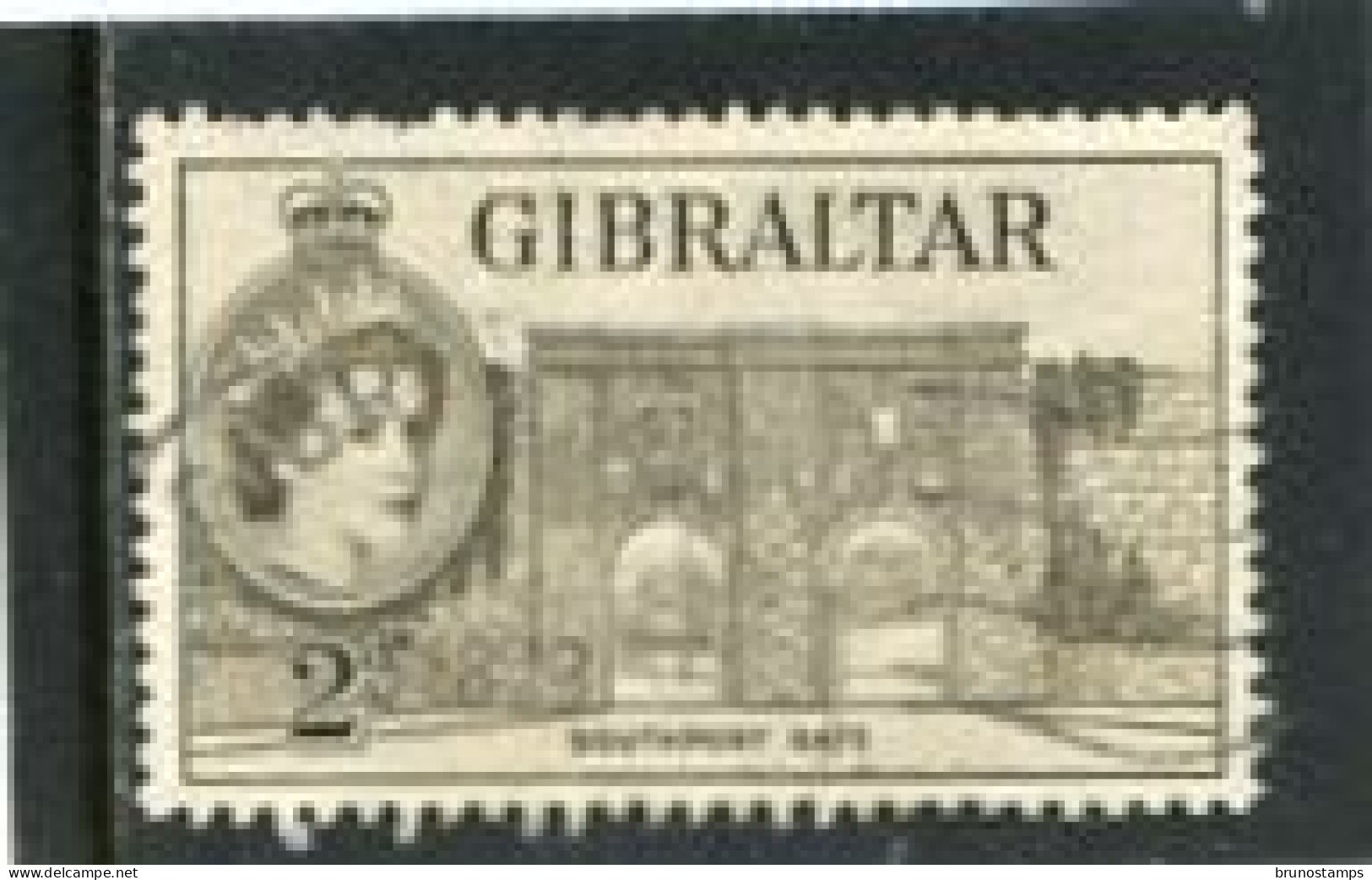GIBRALTAR - 1953 2d  DEFINITIVE  FINE USED - Gibraltar