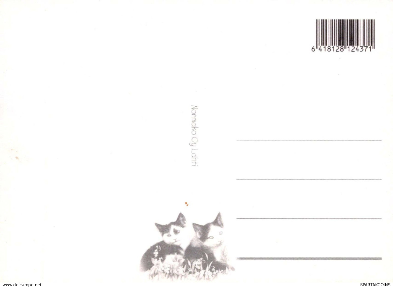 KATZE MIEZEKATZE Tier Vintage Ansichtskarte Postkarte CPSM #PBQ997.A - Cats