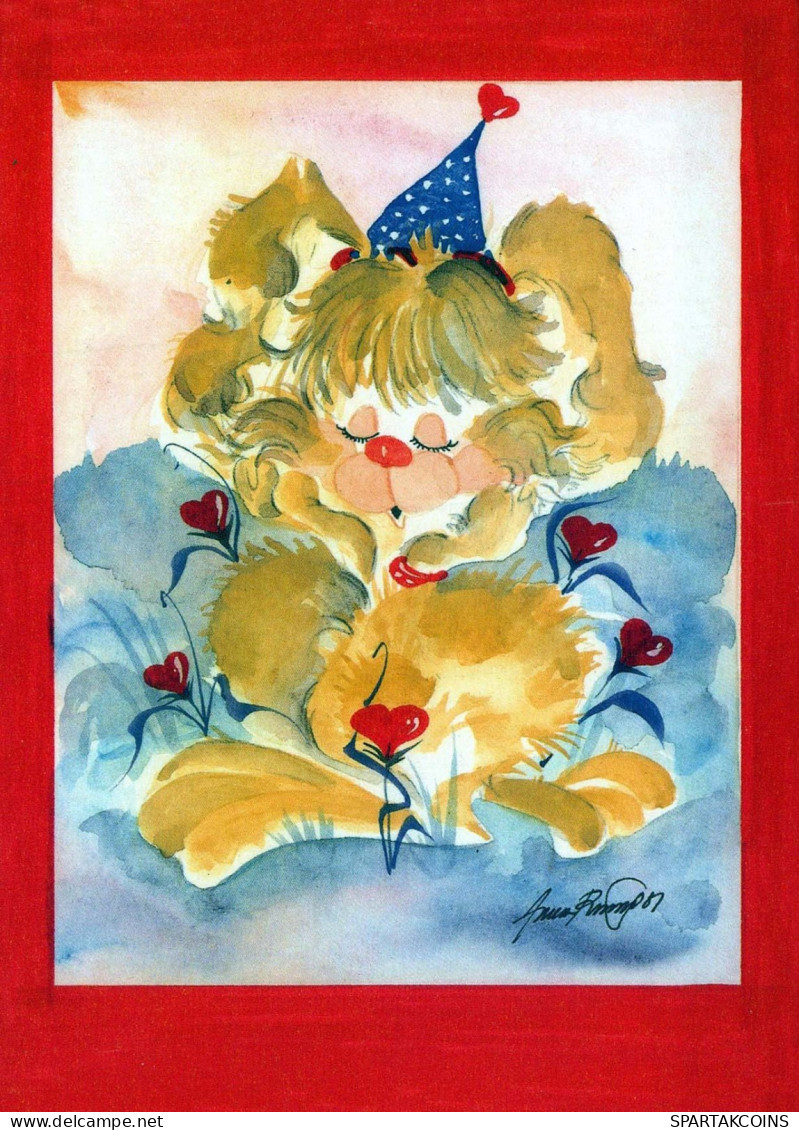 CHIEN Animaux Vintage Carte Postale CPSM #PBQ431.A - Dogs