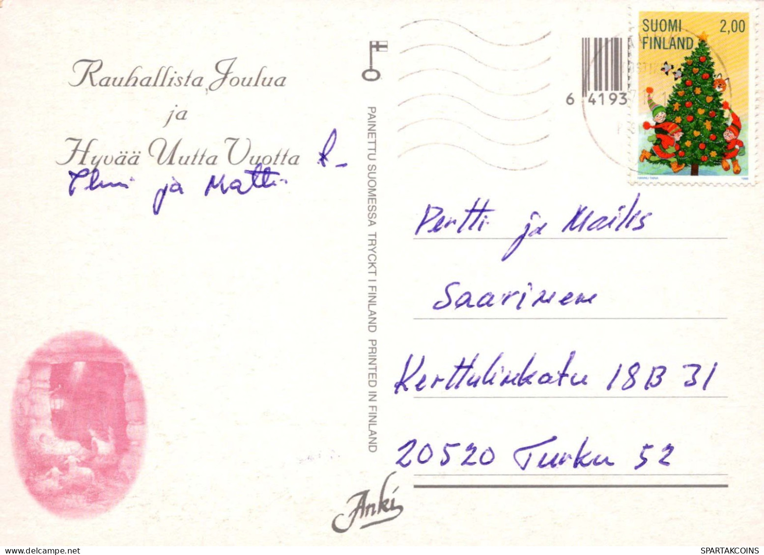 SANTOS Niño JESÚS Cristianismo Religión Vintage Tarjeta Postal CPSM #PBP858.A - Other & Unclassified