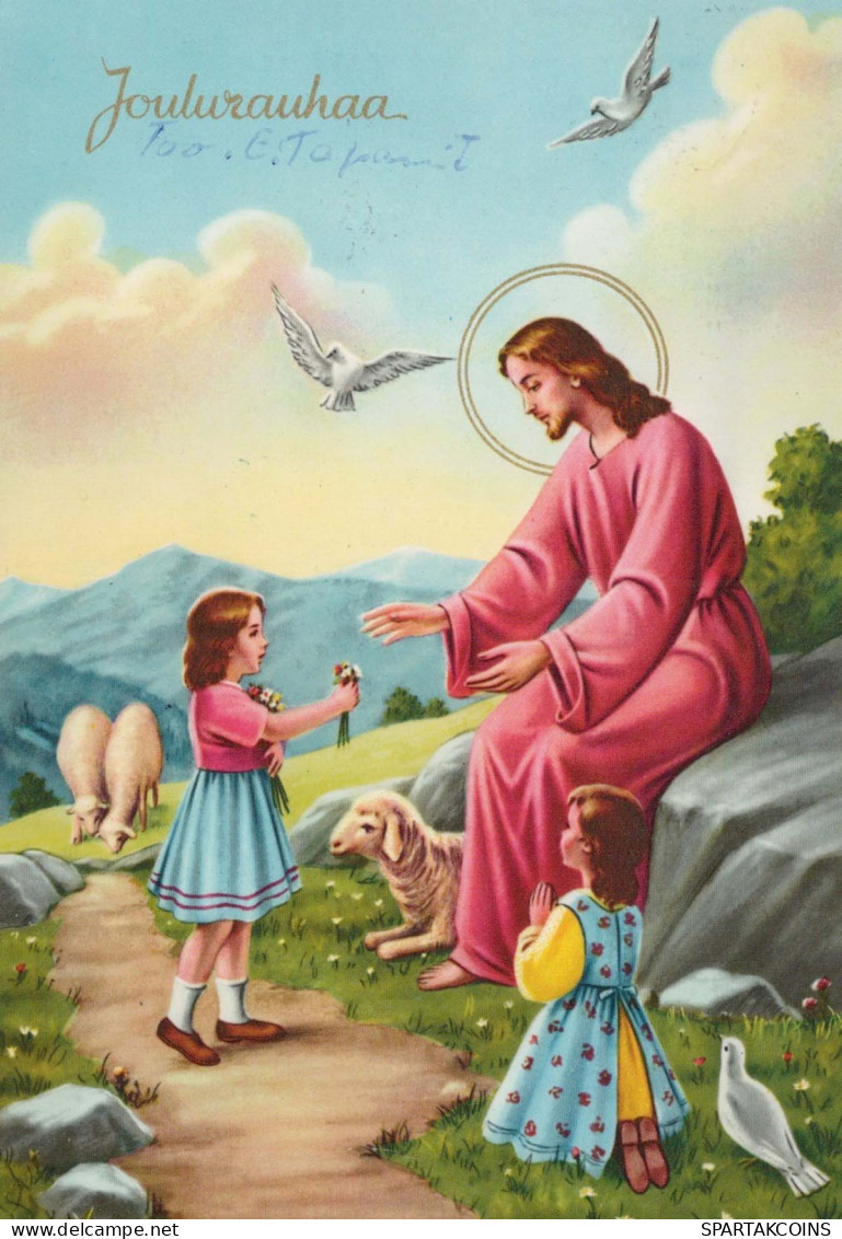 JESUS CHRIST Christianity Religion Vintage Postcard CPSM #PBP807.A - Jésus