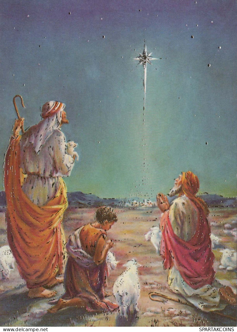SAINTS Baby JESUS Christianity Religion Vintage Postcard CPSM #PBP682.A - Autres & Non Classés