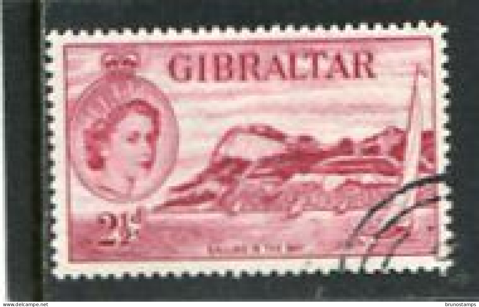 GIBRALTAR - 1953  2 1/2d  DEFINITIVE  FINE USED - Gibraltar