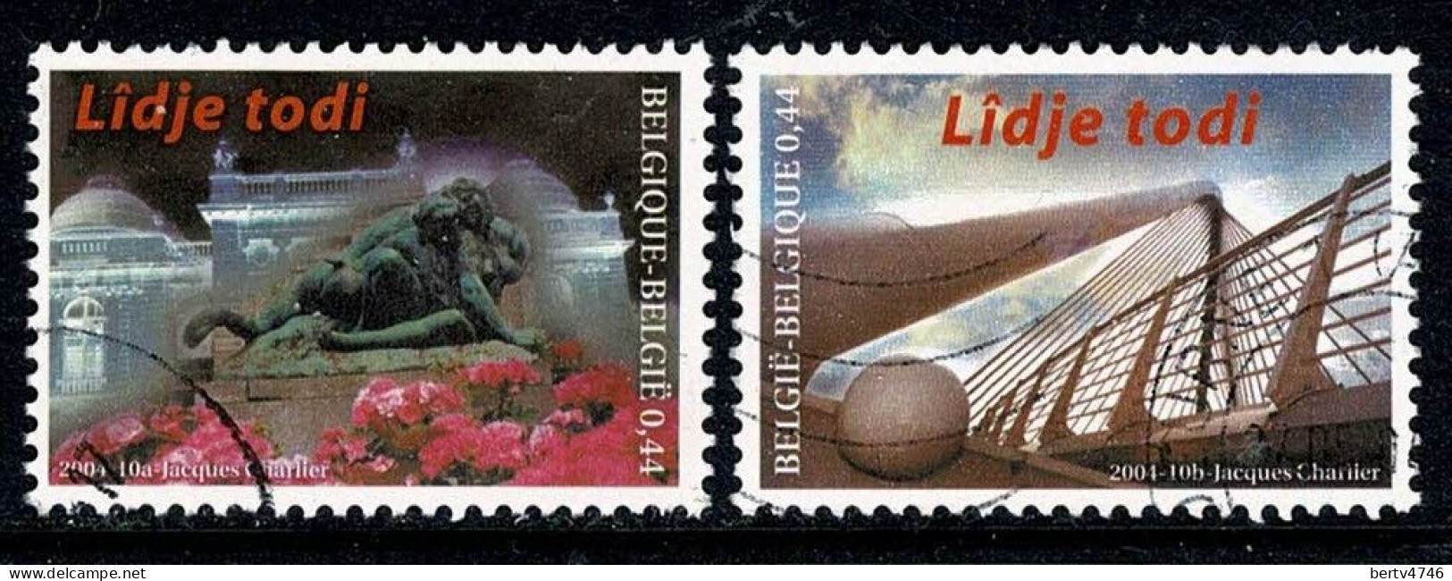 Belg. 2004 - 3275, 3276, Yv 3262, 3263, Mi 3324, 3325 Liège / Luik - Used Stamps