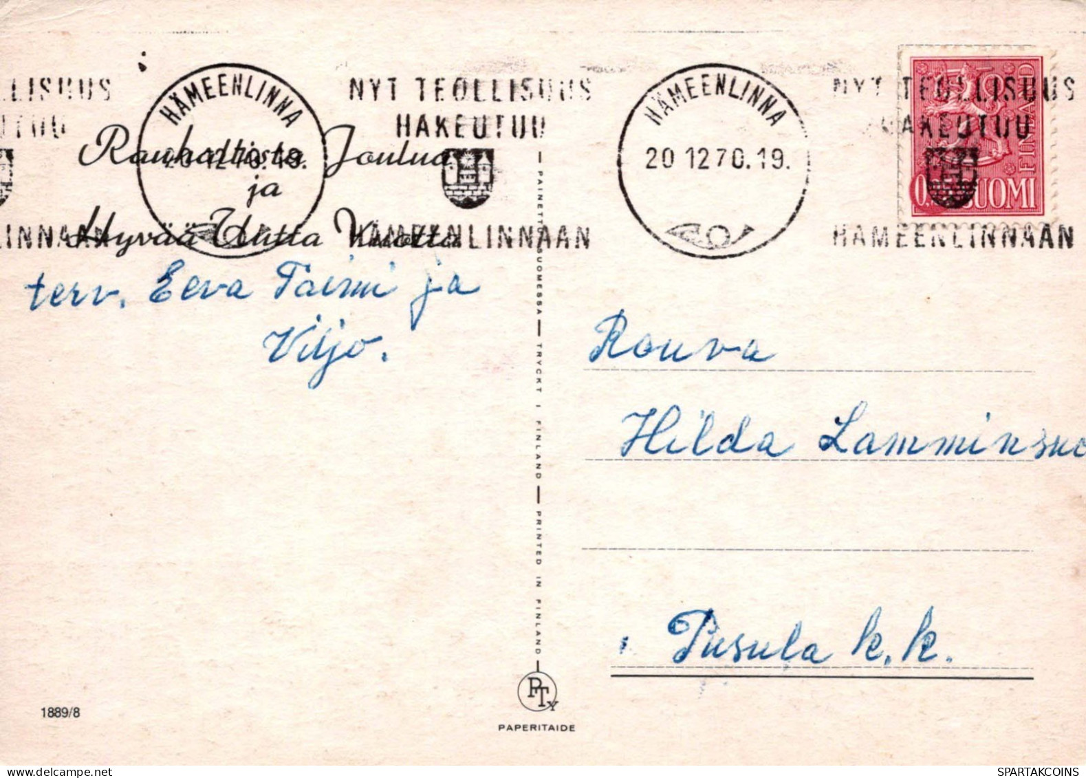 ANGE Noël Vintage Carte Postale CPSM #PBP410.A - Engel